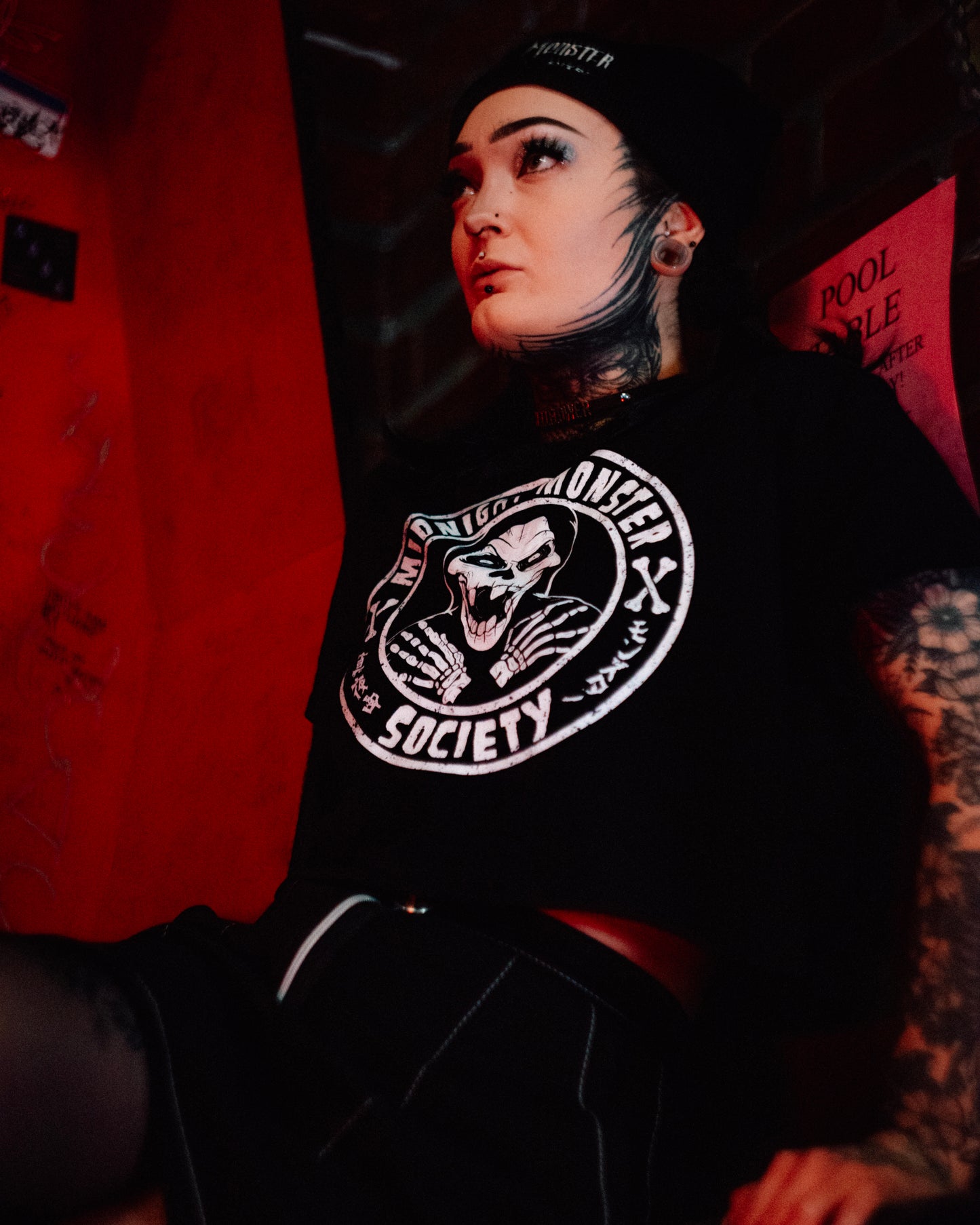 Midnight Monster Society, Skeleton Fiend Crop Top