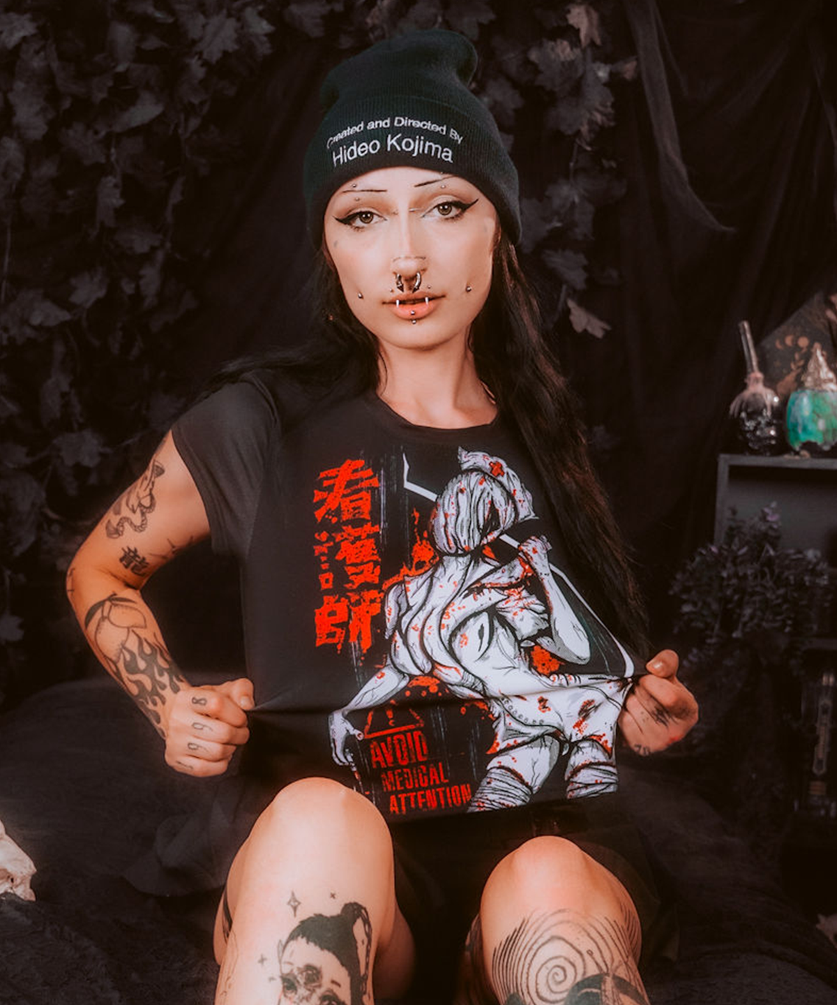 Created and Directed by Hideo Kojima Embroidered Beanie