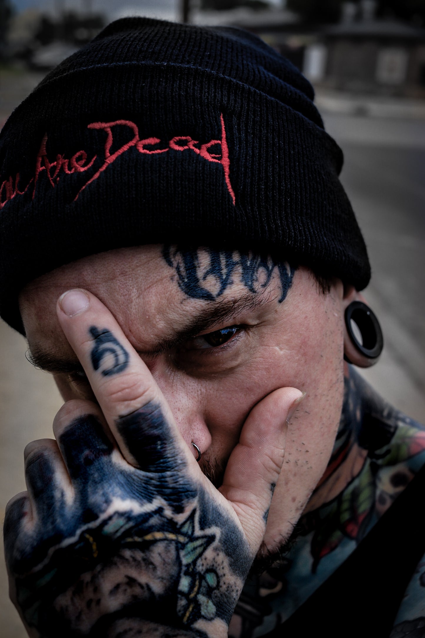 You Are Dead Embroidered Beanie