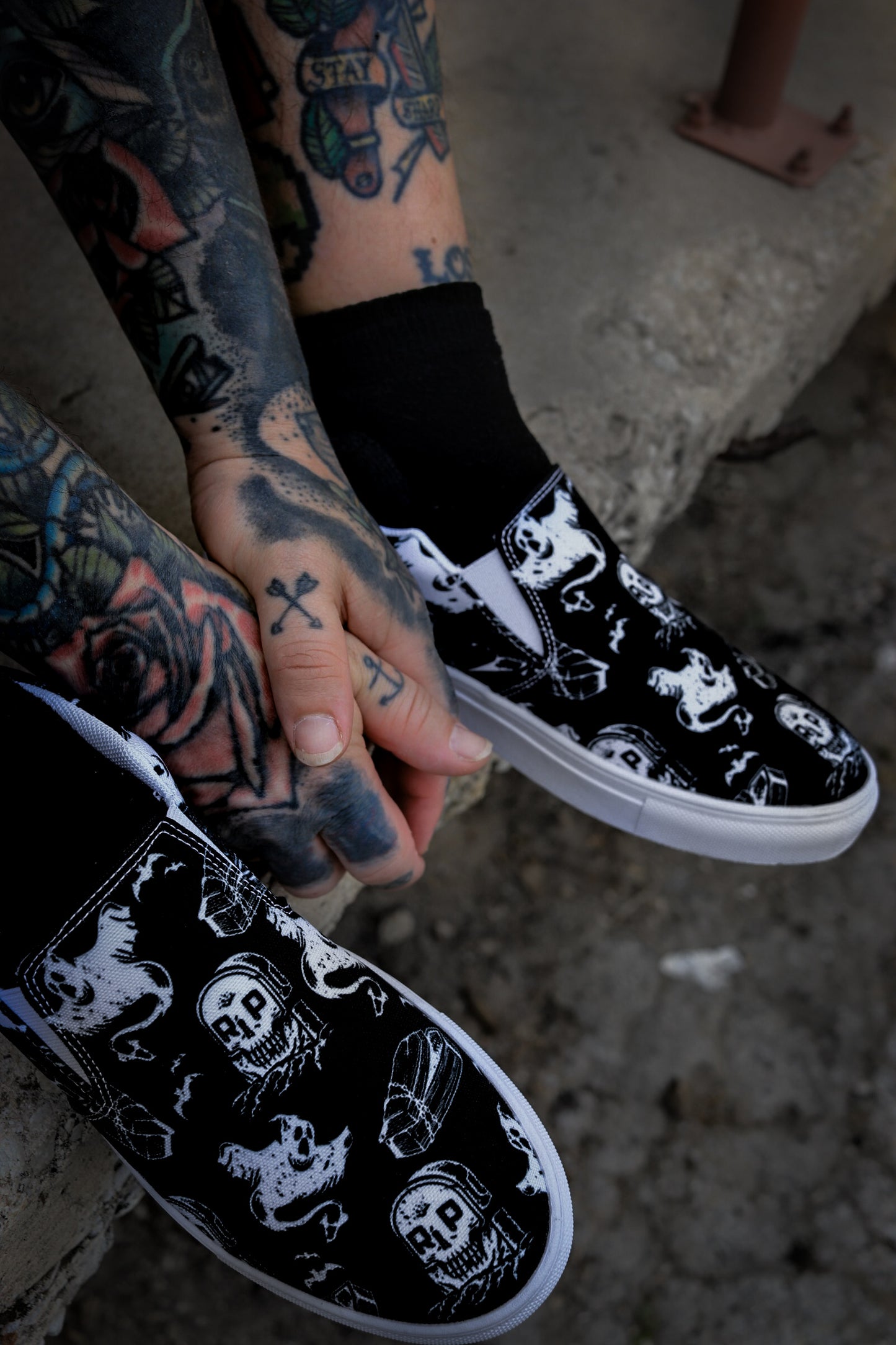 Graveyard Slip-on Shoes