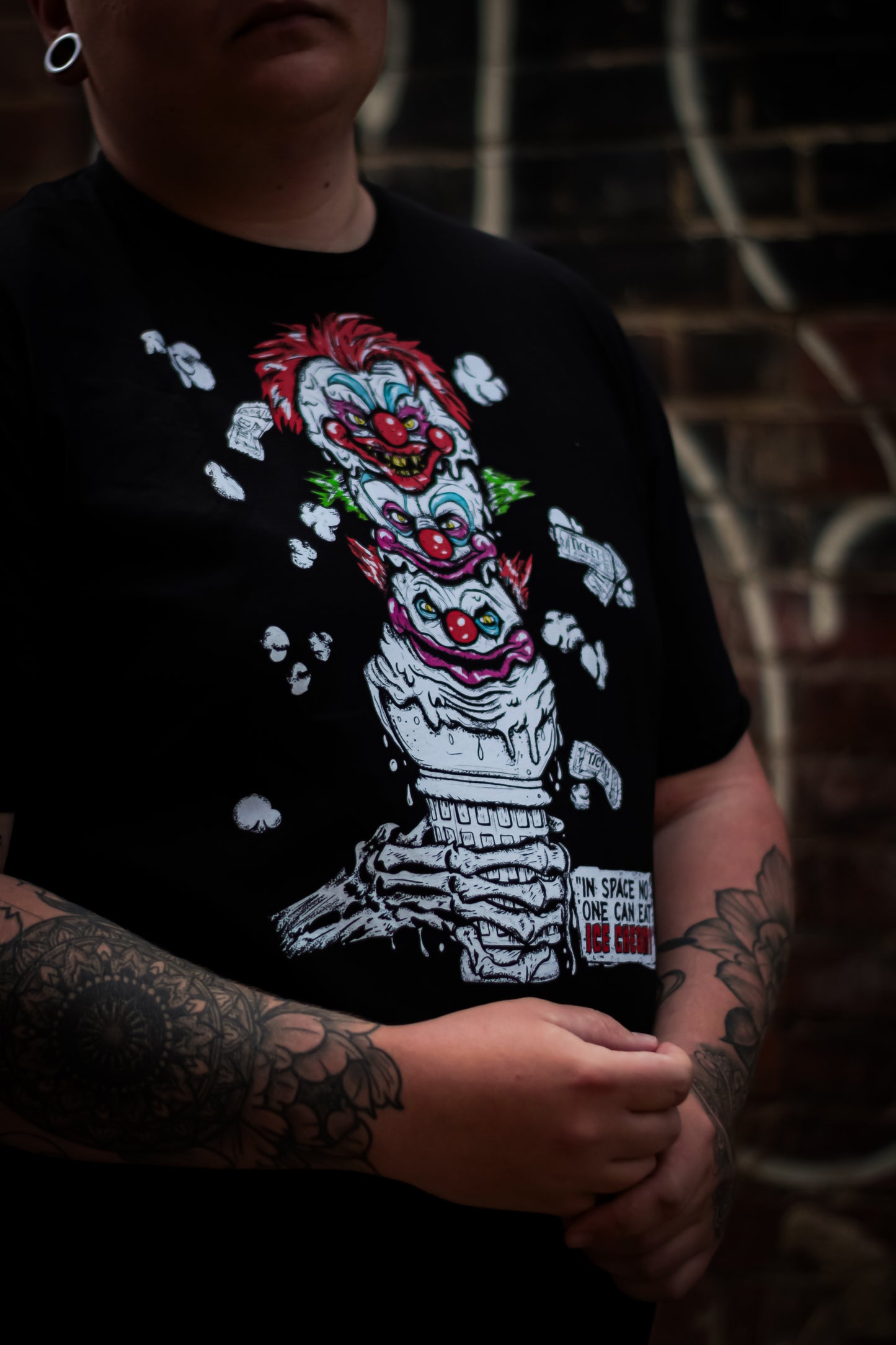 Killer Klowns From Outer Space Ice Cream T-Shirt
