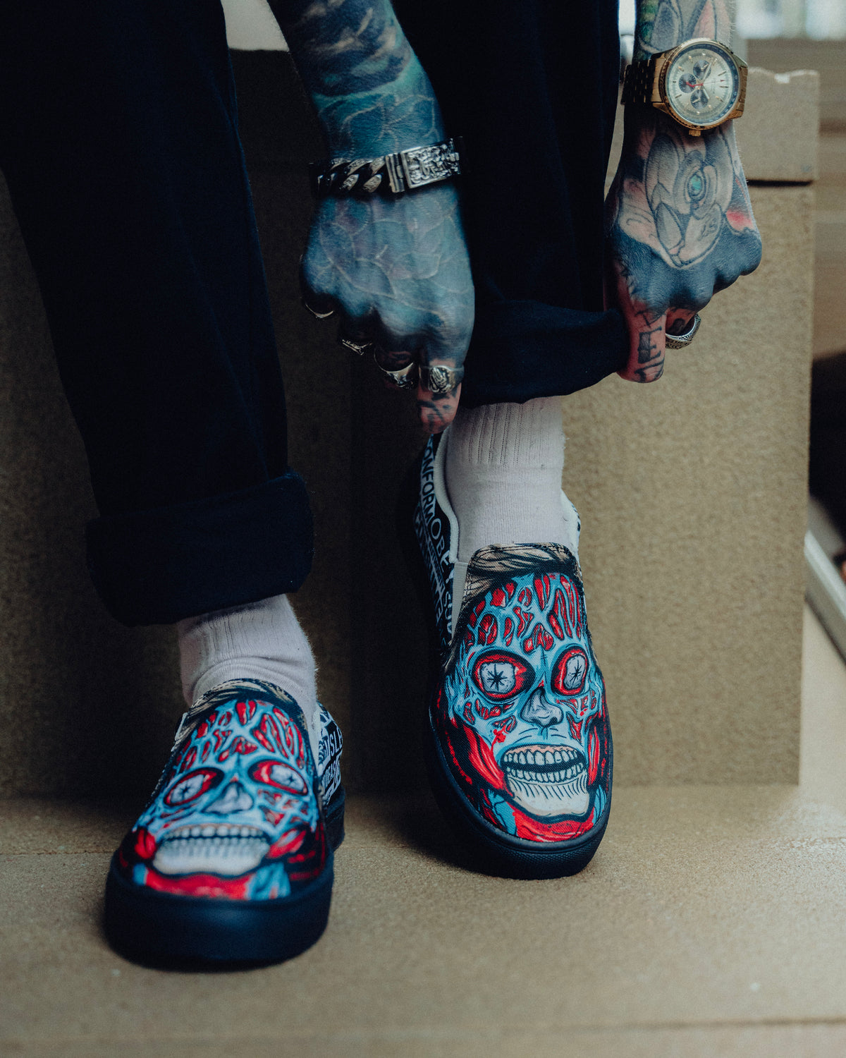 THEY LIVE! Slip-On Shoes