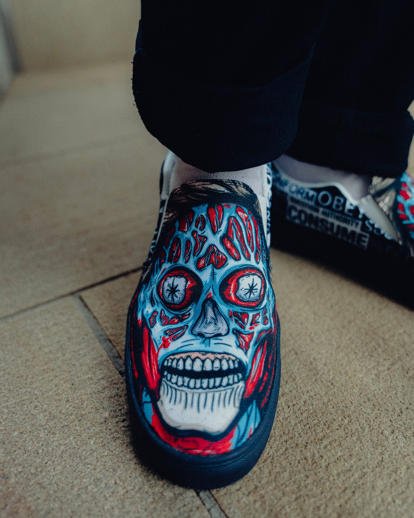 THEY LIVE! Slip-On Shoes