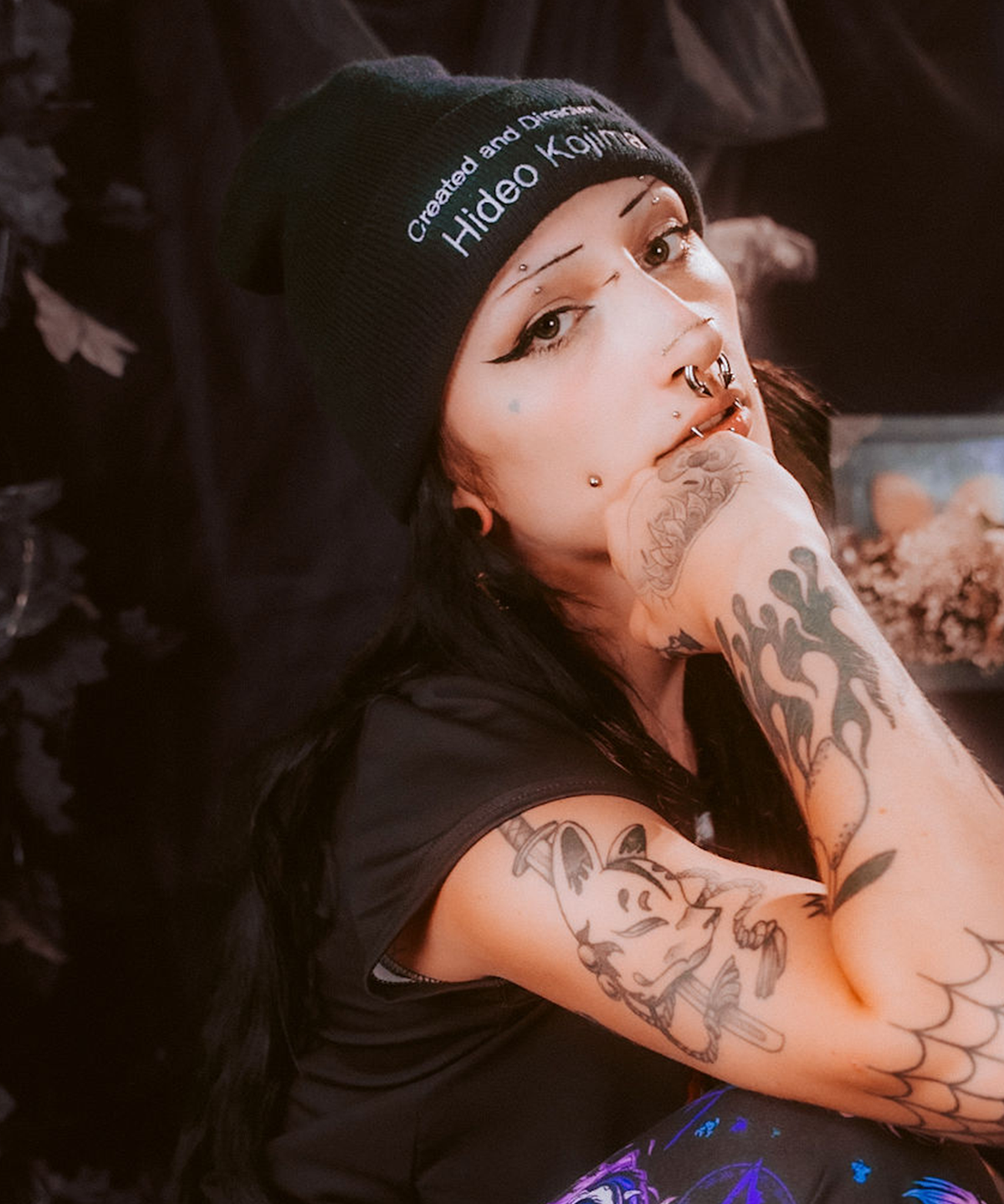 Created and Directed by Hideo Kojima Embroidered Beanie
