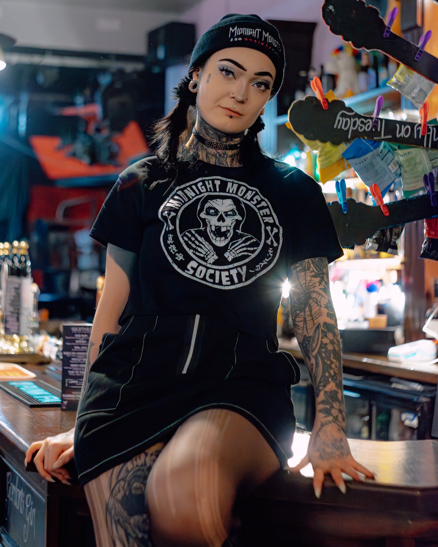 Midnight Monster Society, Skeleton Fiend Crop Top