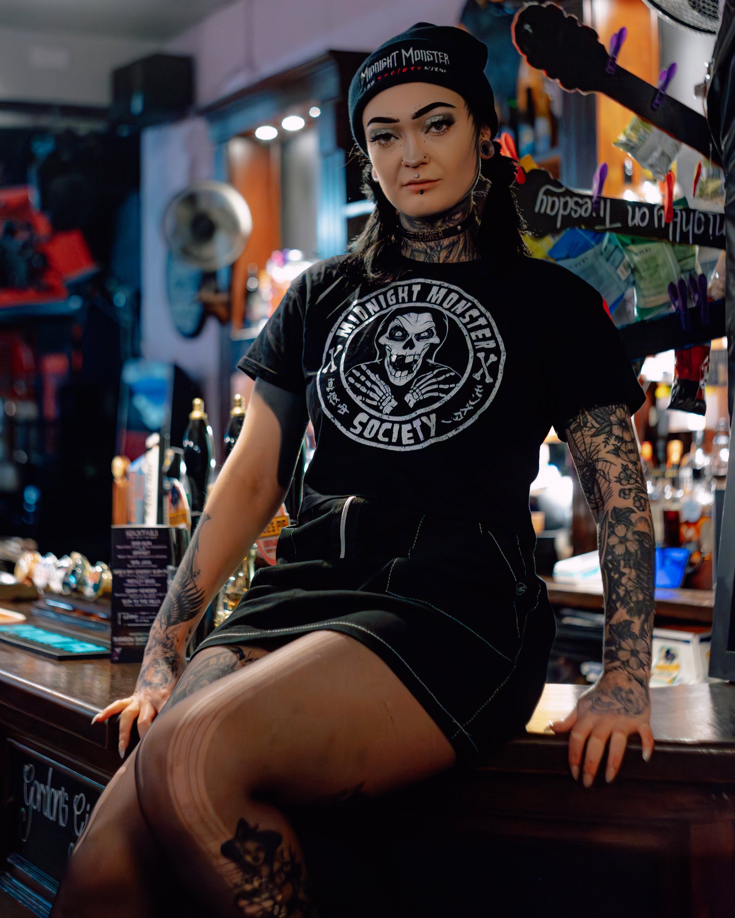 Midnight Monster Society, Skeleton Fiend Crop Top