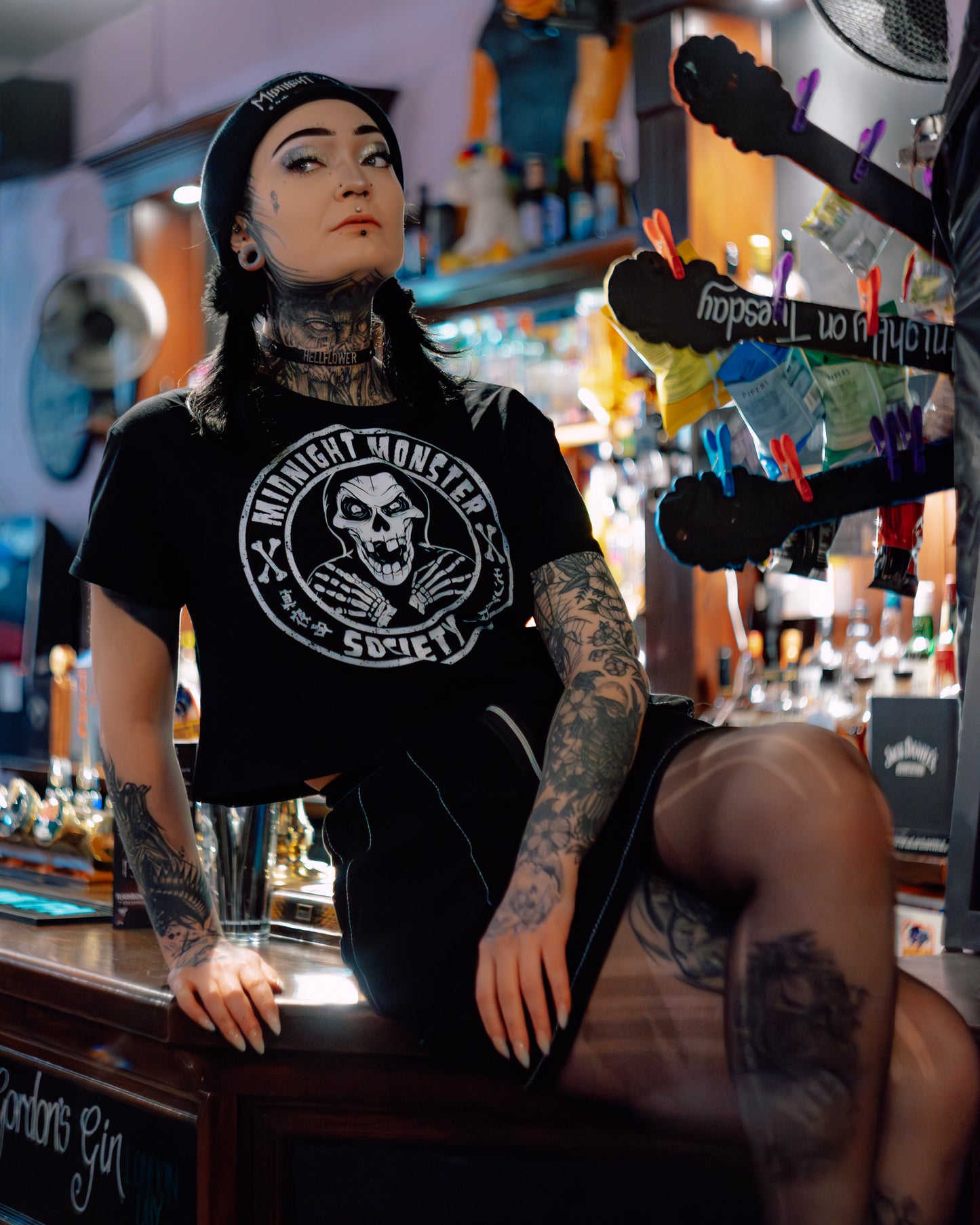Midnight Monster Society, Skeleton Fiend Crop Top