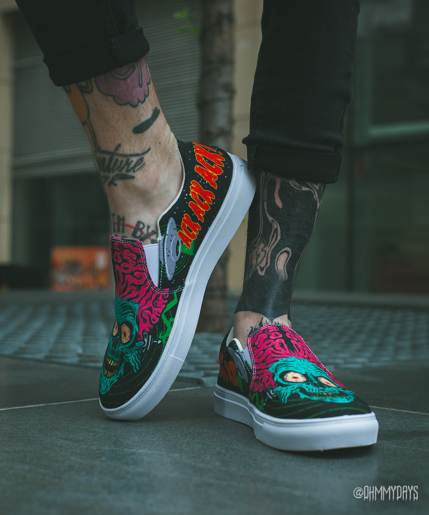 Mars Attacks! Slip-on Shoes