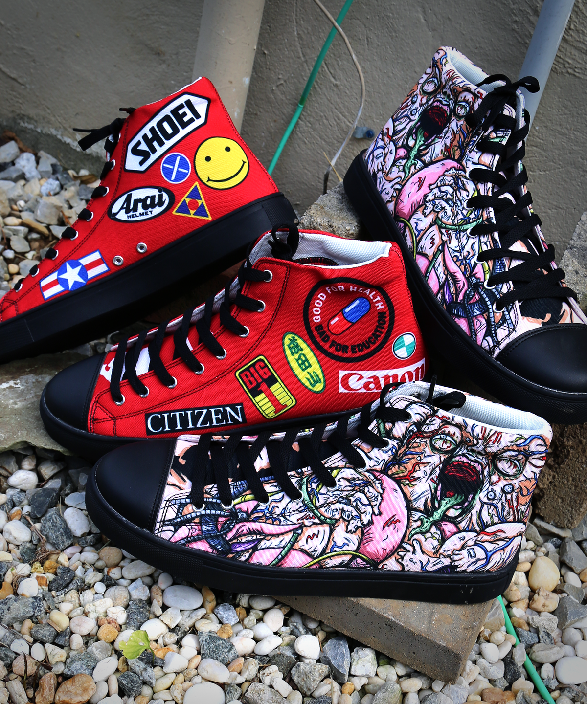 Neo Tokyo Nightmare High Top Shoes