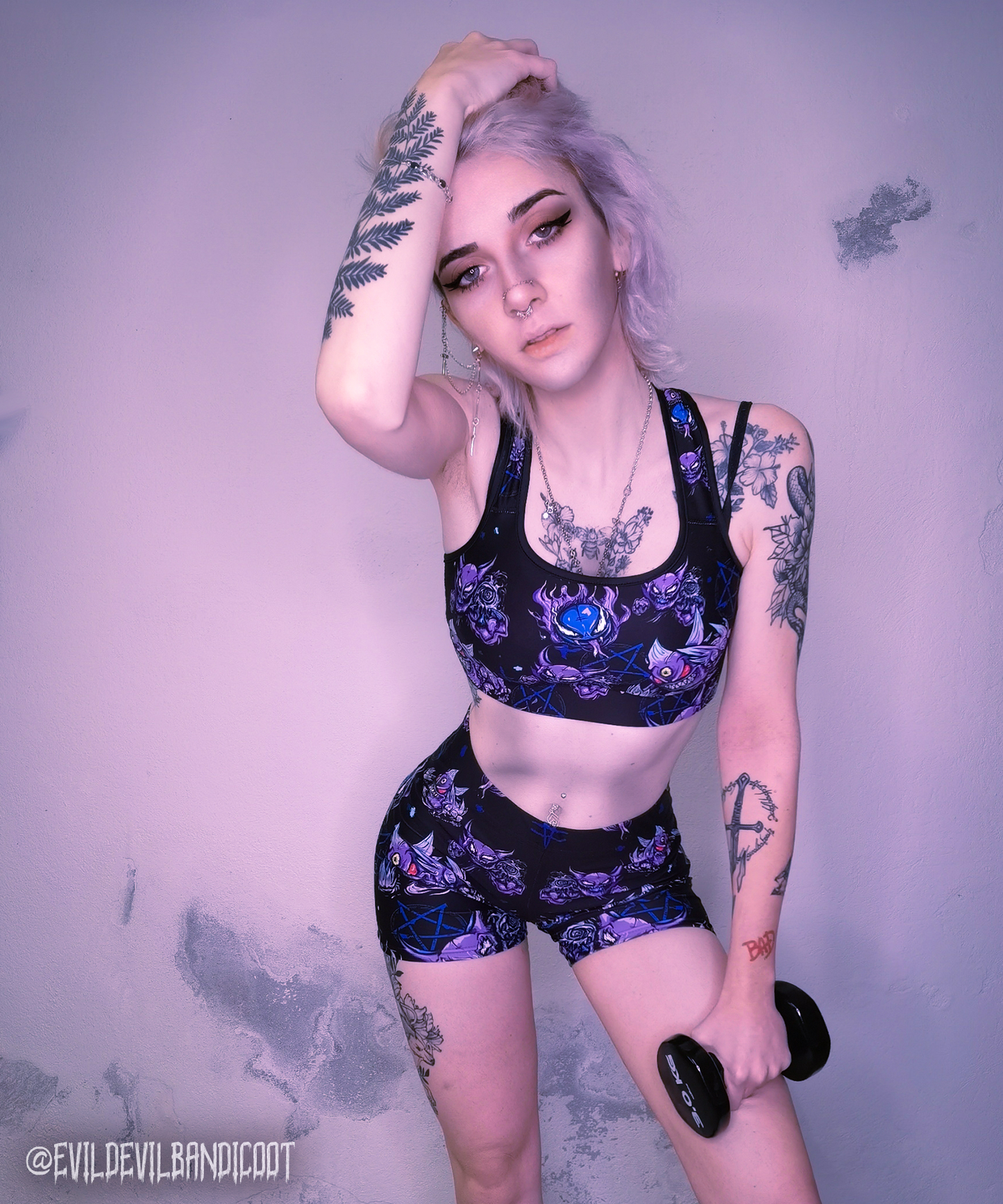 Lavender Town Ghosts Shorts