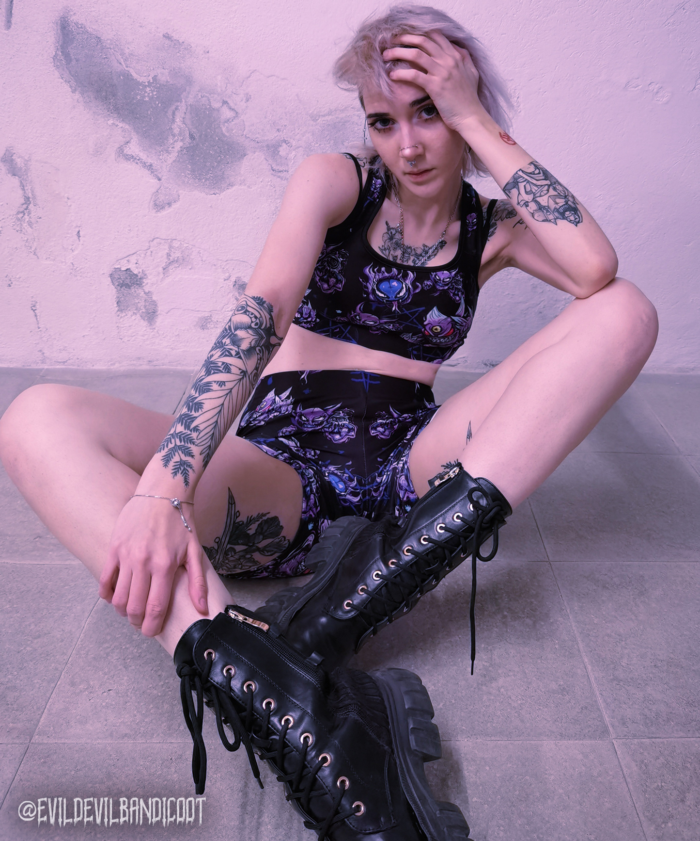 Lavender Town Ghosts Shorts