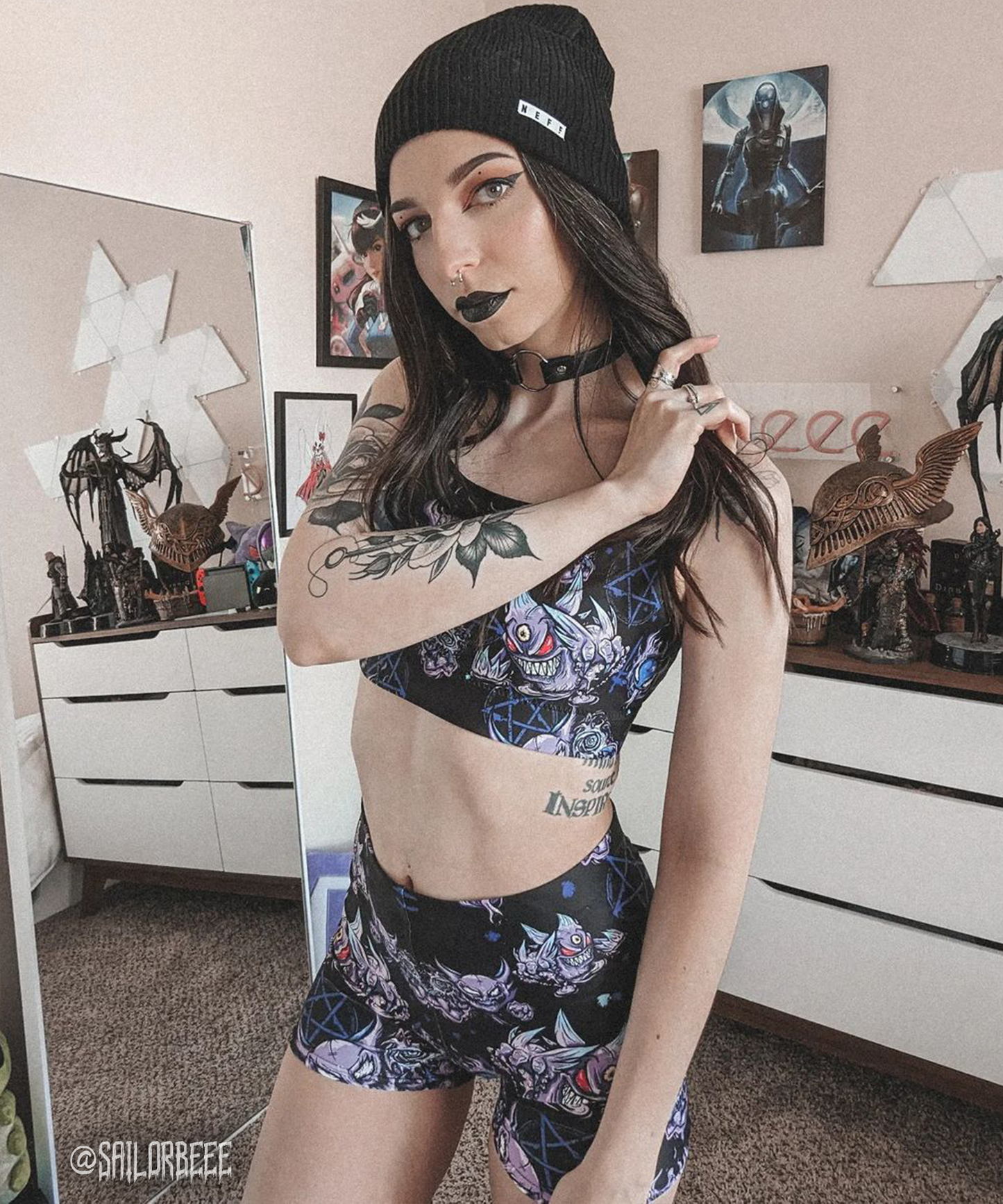 Lavender Town Ghosts Shorts