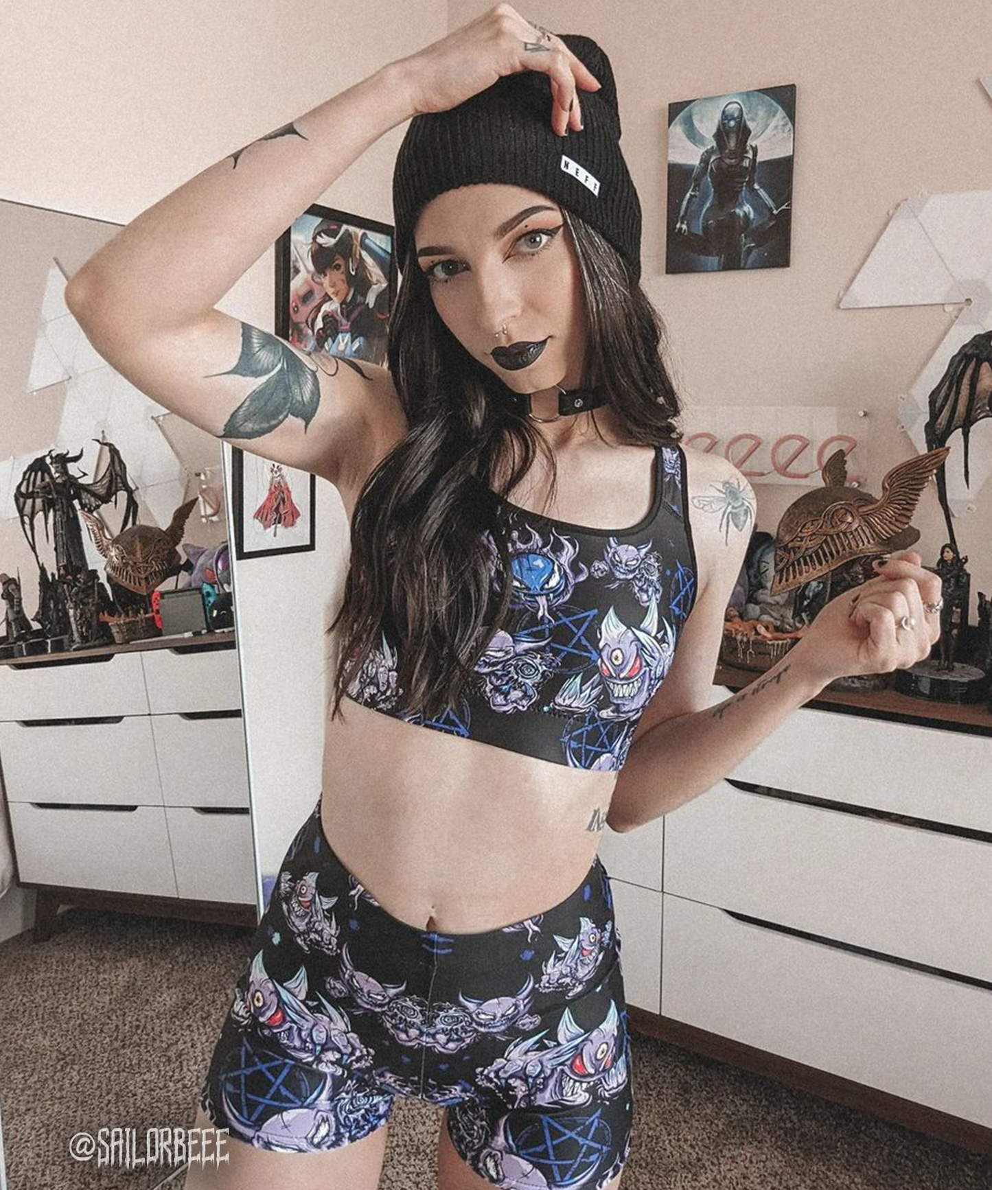Lavender Town Ghosts Shorts
