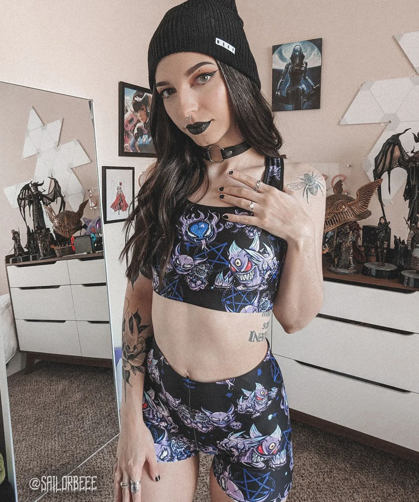 Lavender Town Ghosts Shorts