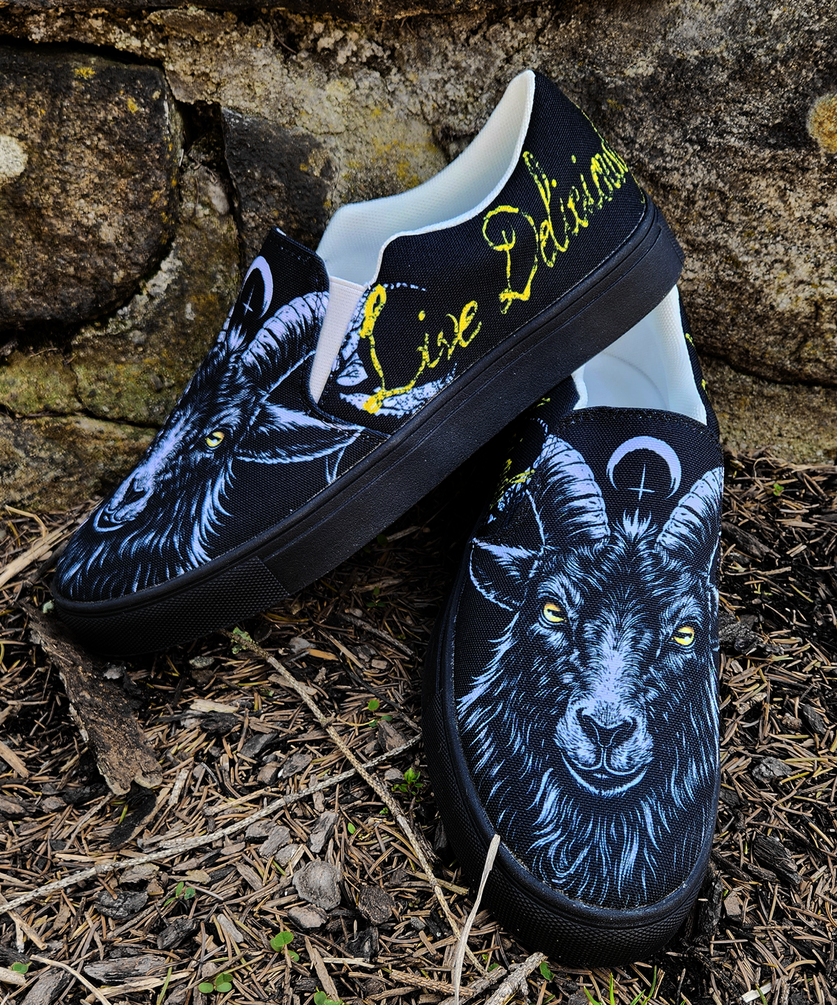 Black Phillip Slip-On Shoes