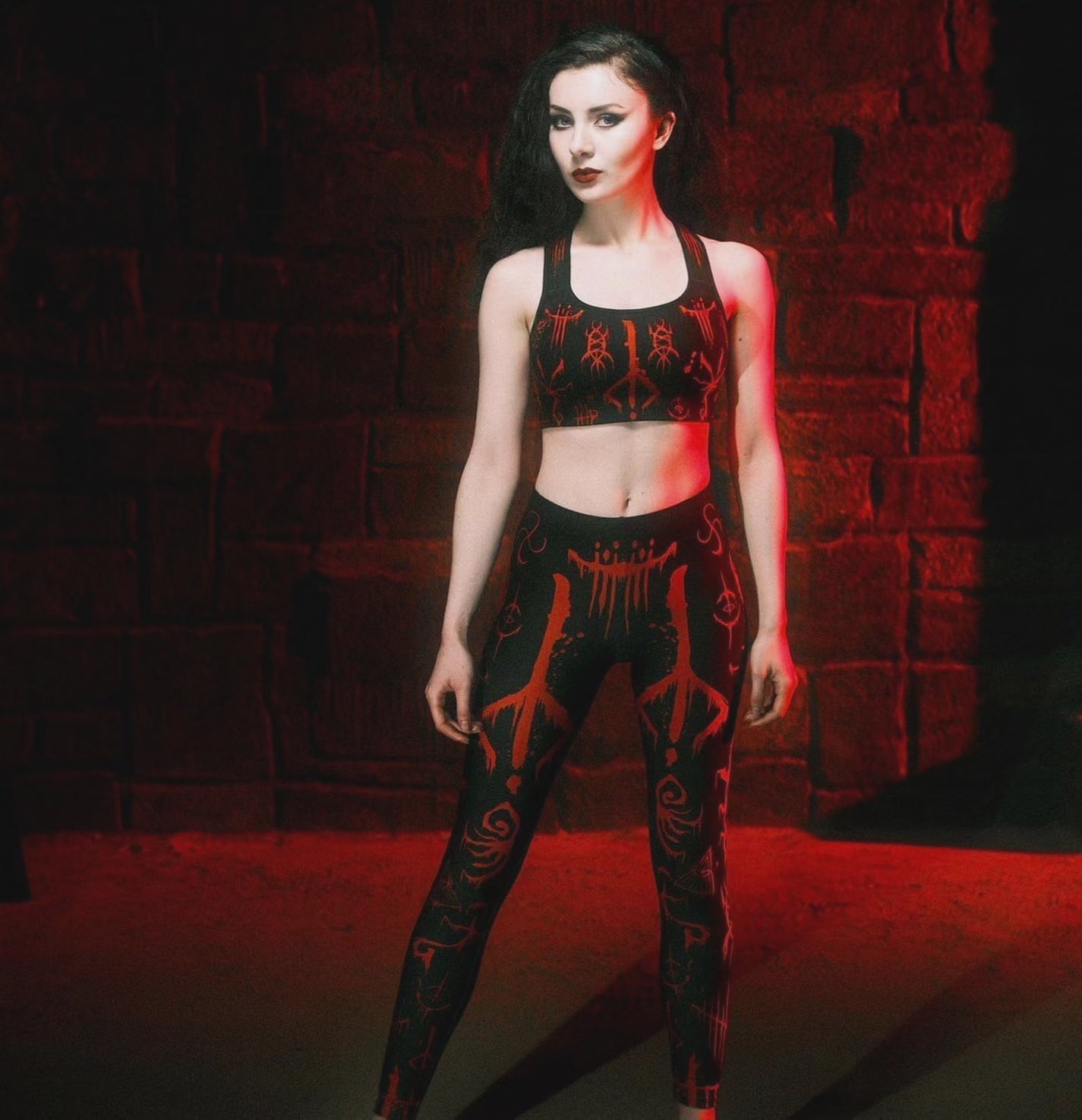 Bloodborne Runes Sports Bra