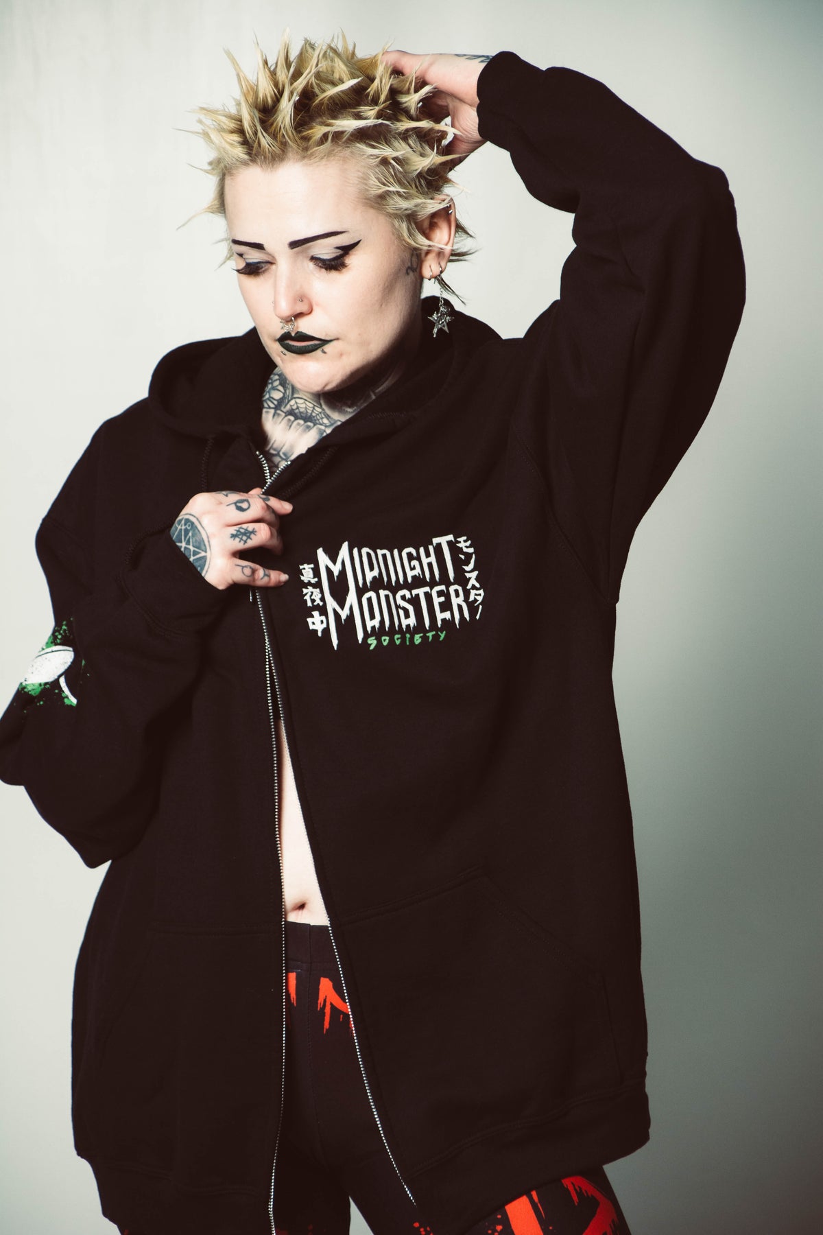 Creature from the Ramen Lagoon Unisex Heavy Blend Zip Hoodie