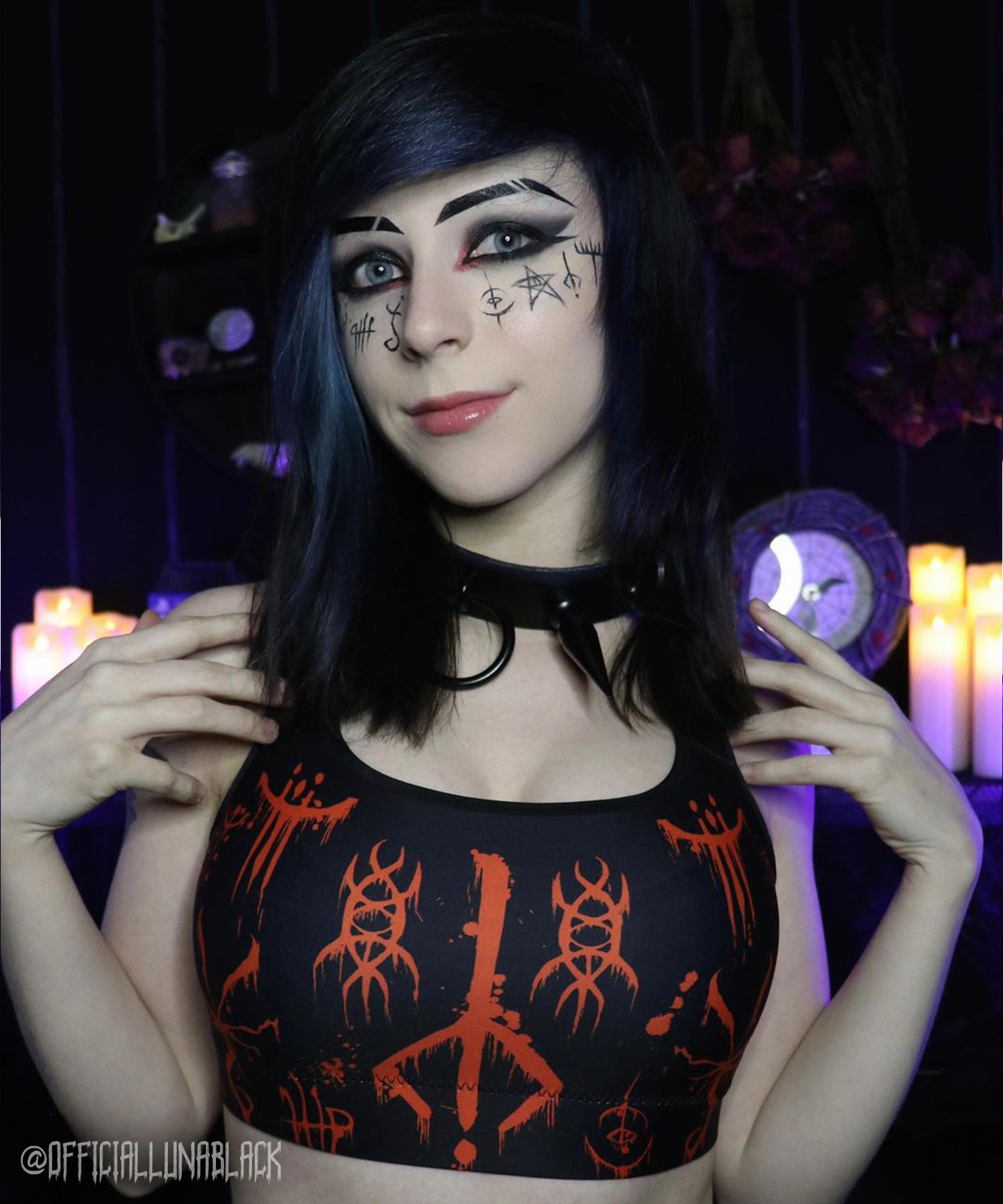 Bloodborne Runes Sports Bra