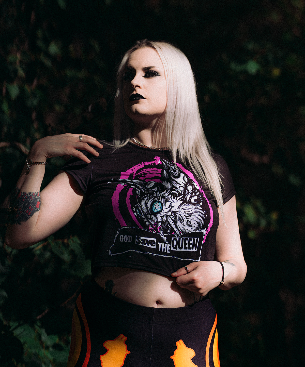 God Save the Queen Crop Top
