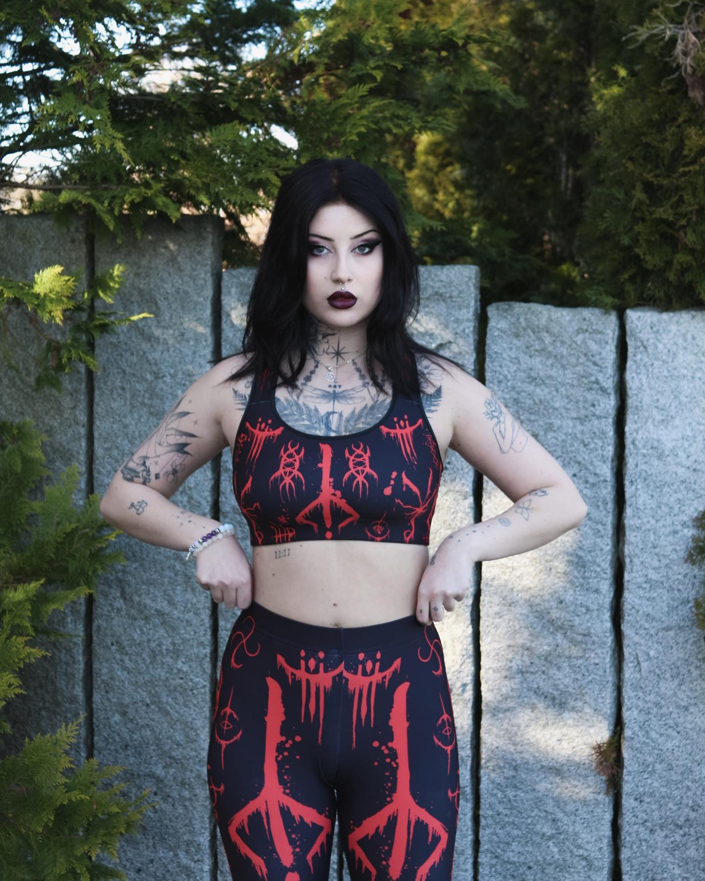 Bloodborne Runes Sports Bra