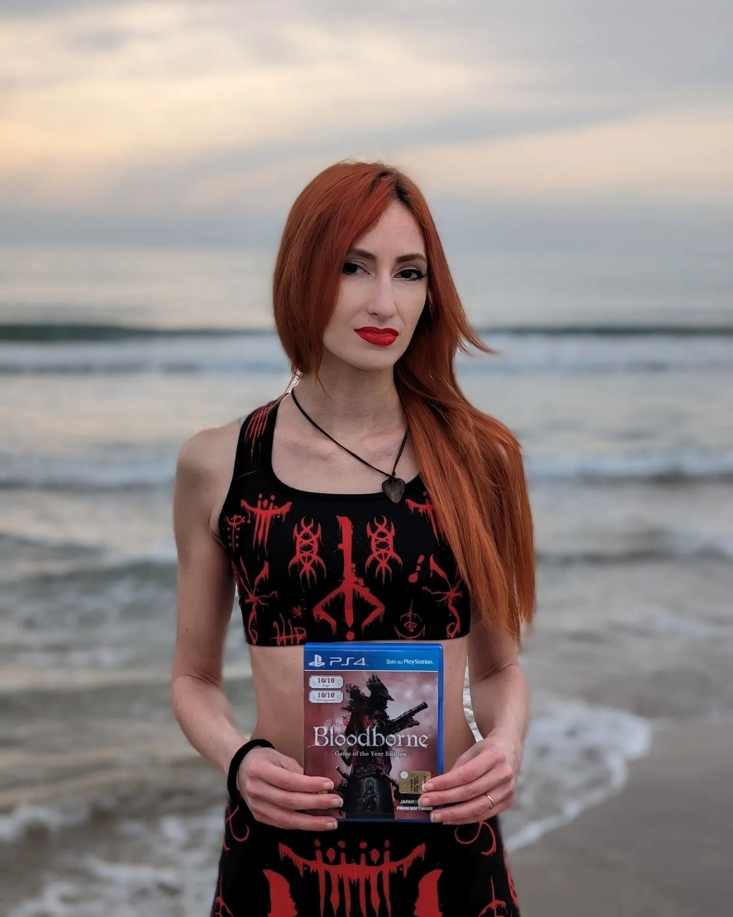 Bloodborne Runes Sports Bra