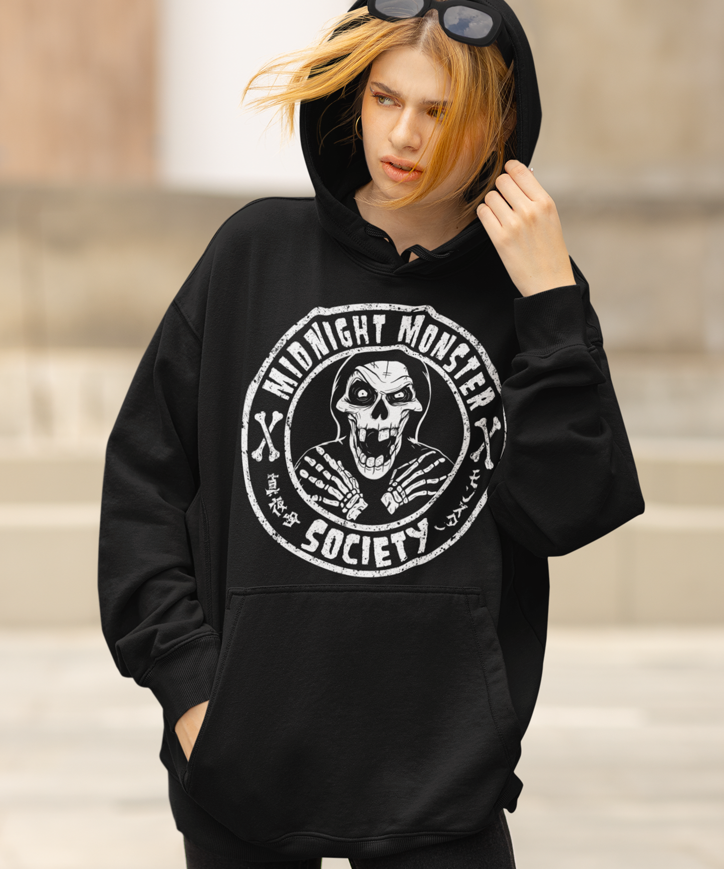 Midnight Monster Society, Skeleton Fiend Unisex Hoodie