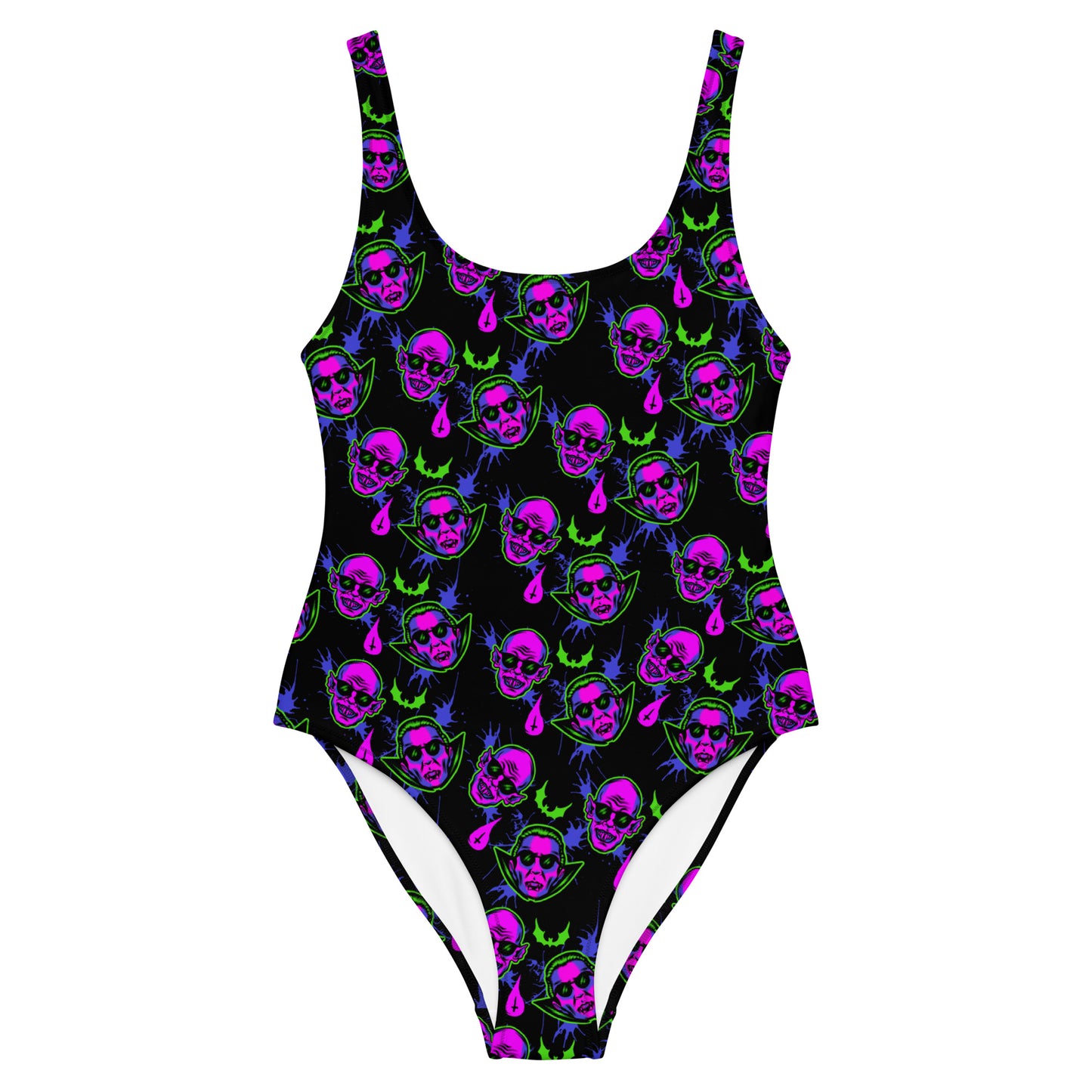 Dracula and Nosferatu One-Piece Swimsuit