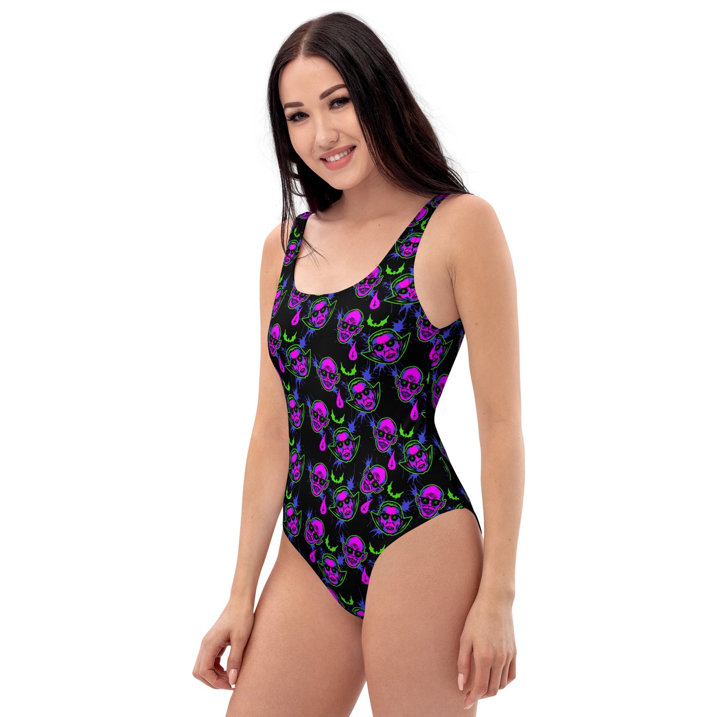 Dracula and Nosferatu One-Piece Swimsuit