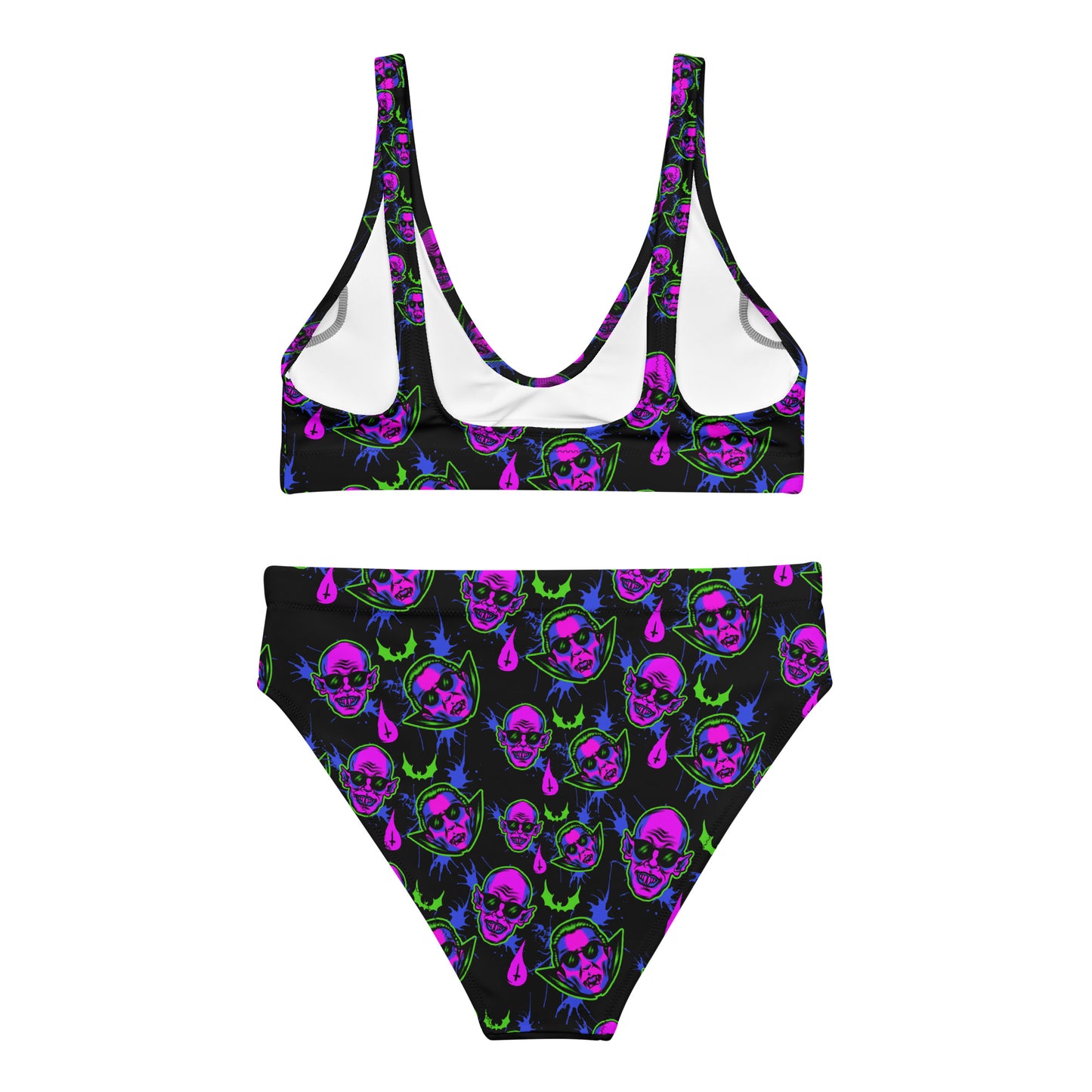 Dracula and Nosferatu High-Waisted Bikini