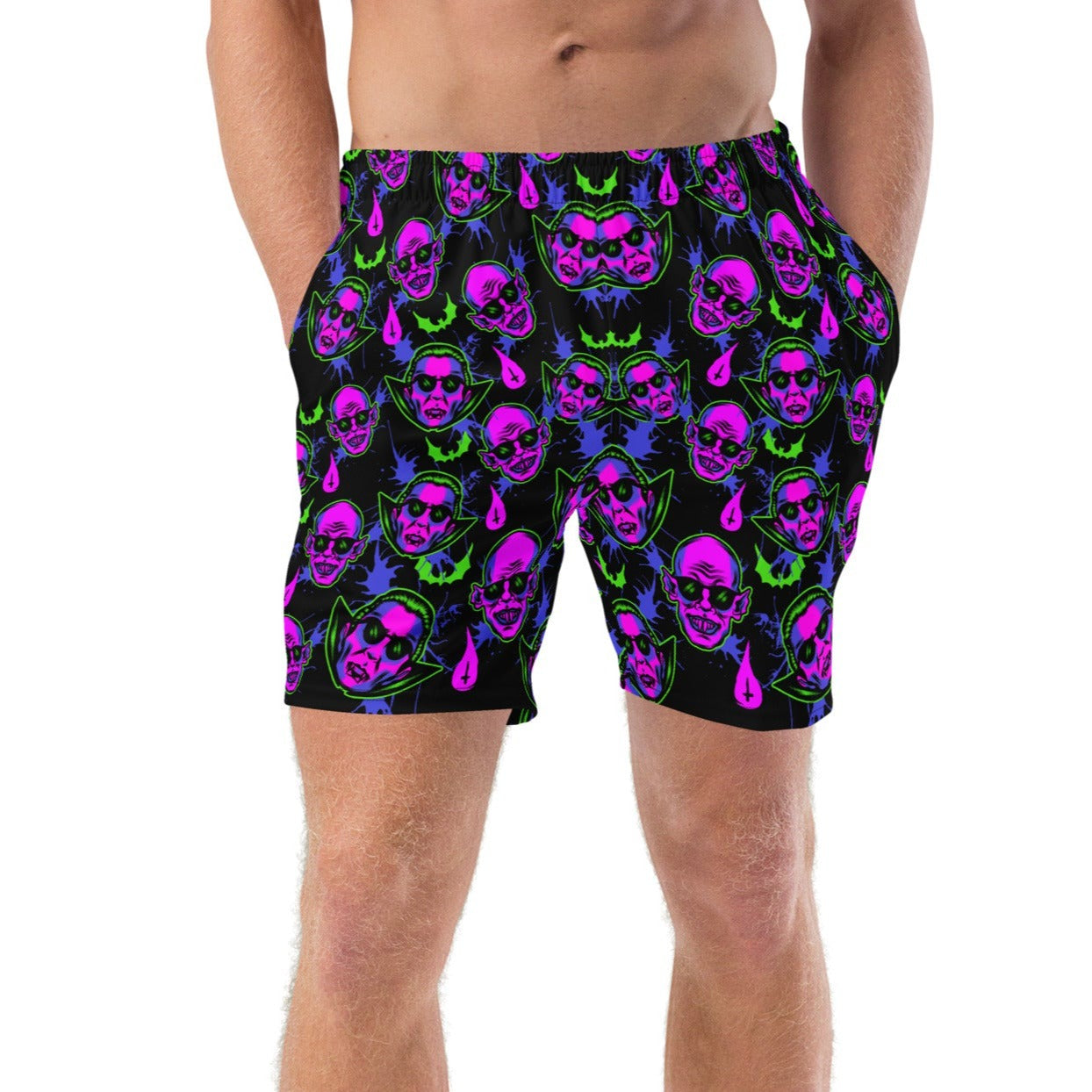 Dracula and Nosferatu Swim Trunks