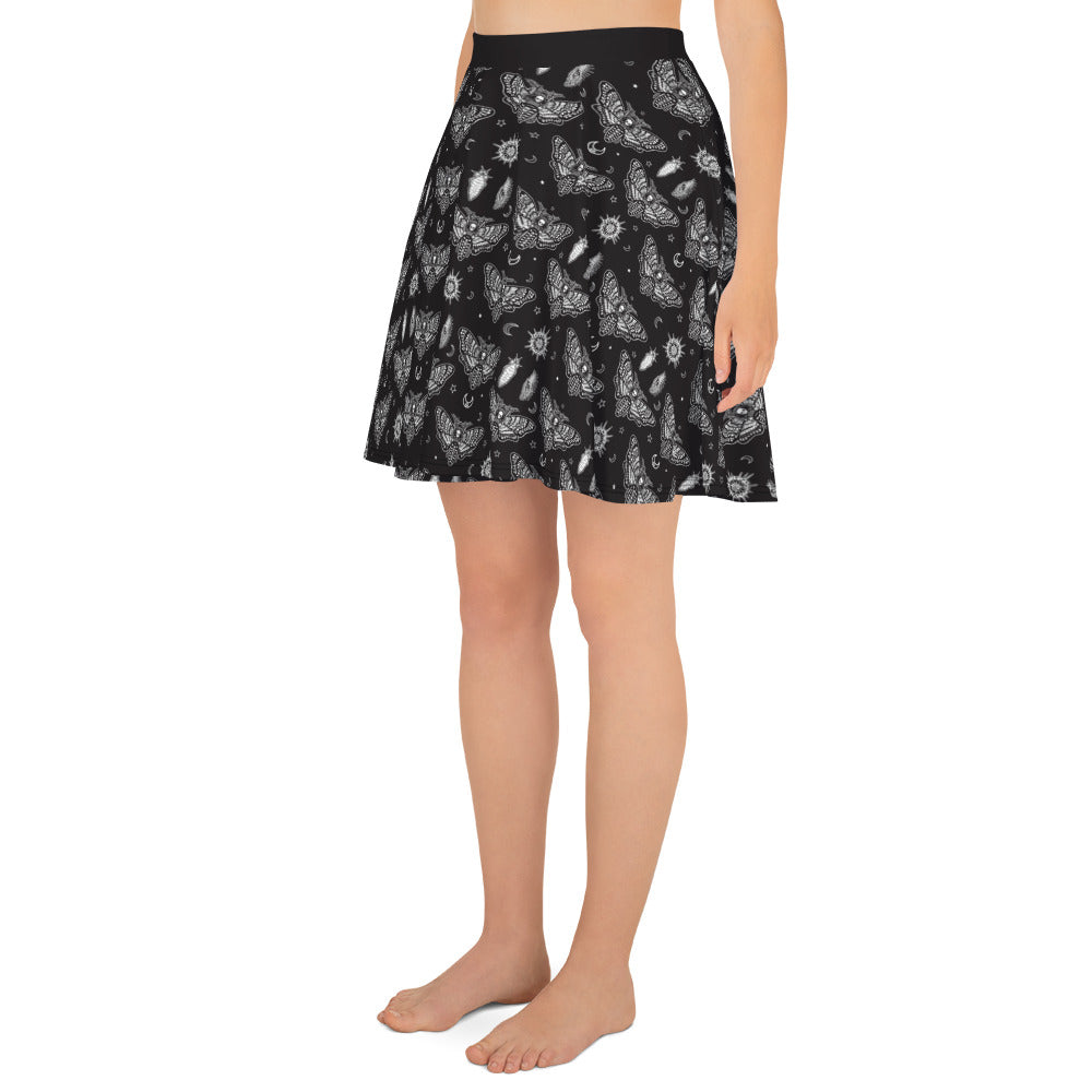 Death Moth Skater Skirt