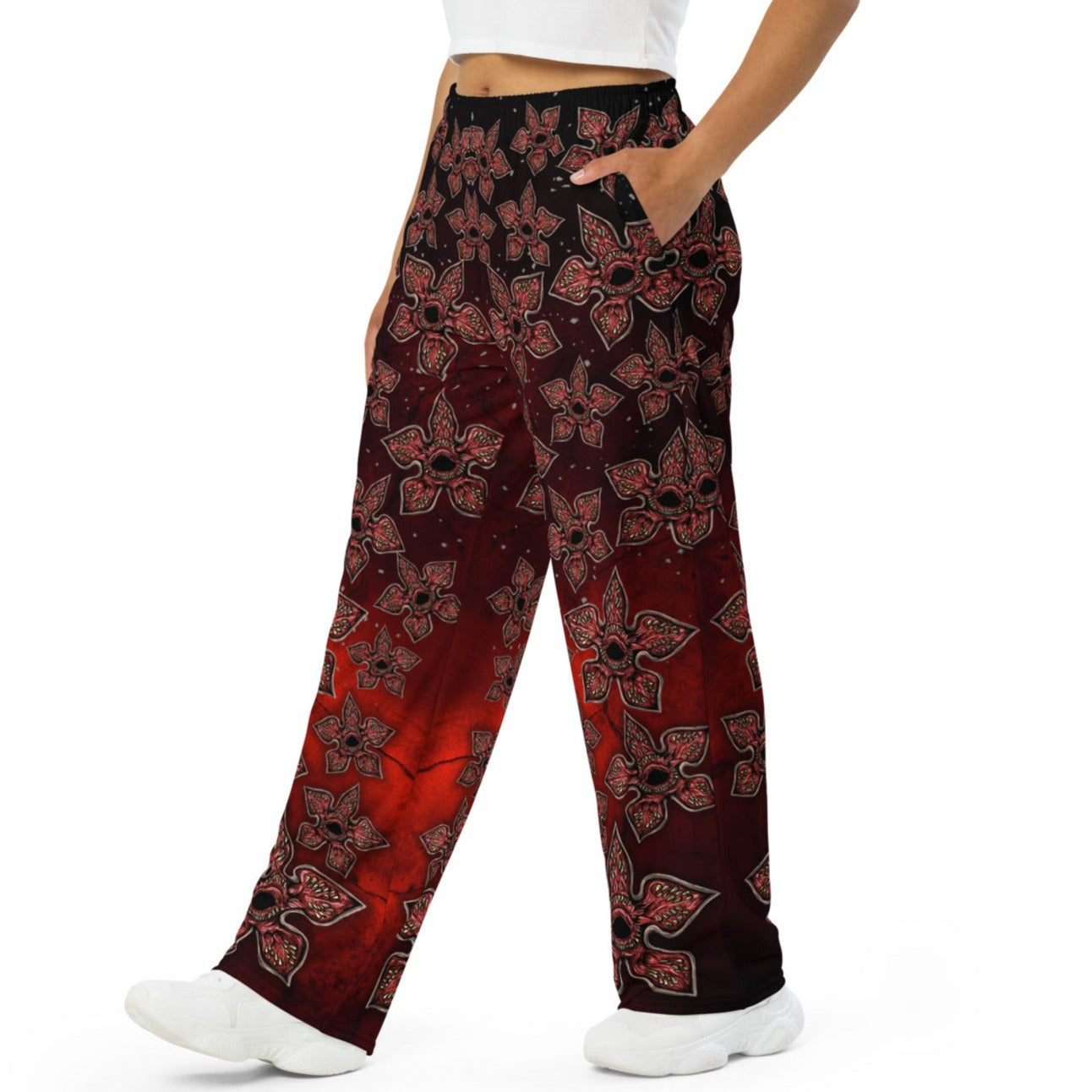 Demogorgon unisex wide-leg pants