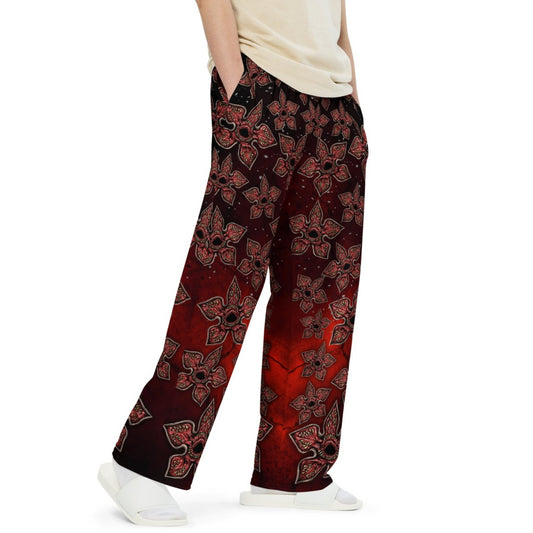 Demogorgon unisex wide-leg pants