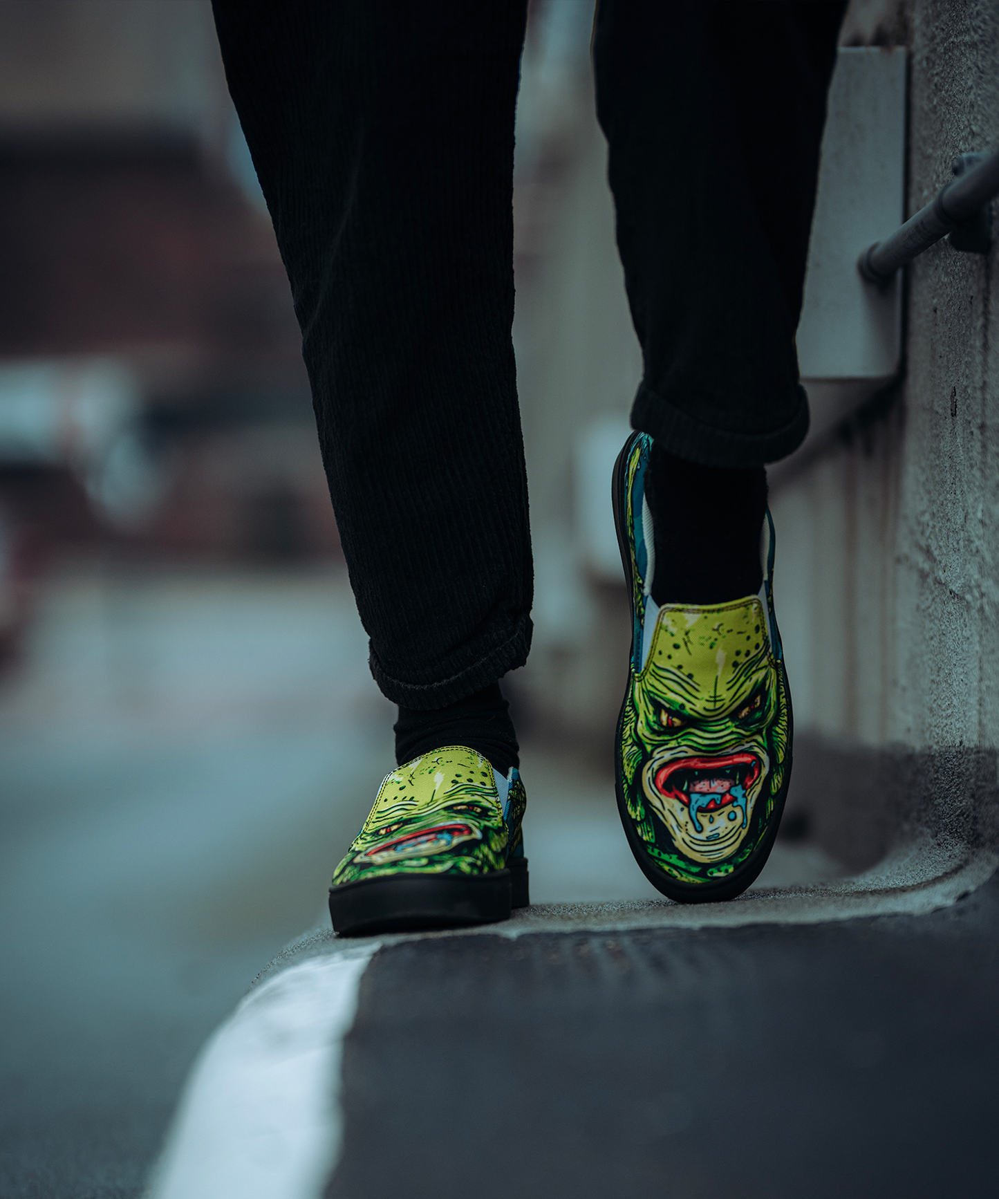 Creature From the Black Lagoon Slip-on Shoes