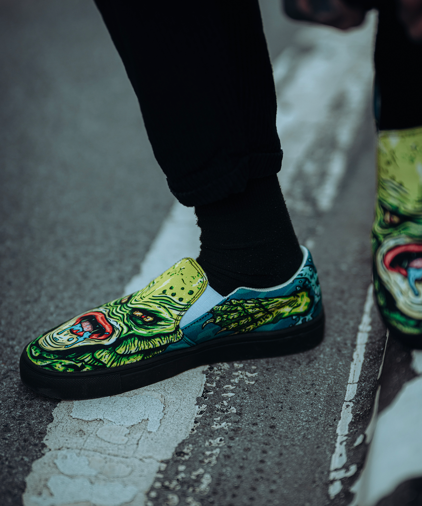Creature From the Black Lagoon Slip-on Shoes