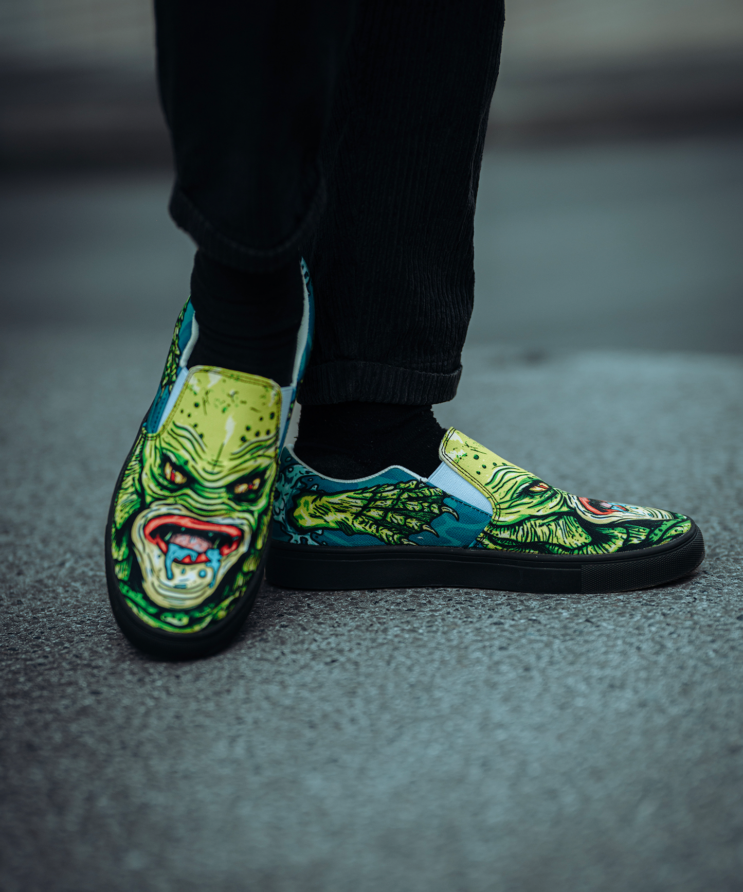 Creature From the Black Lagoon Slip-on Shoes