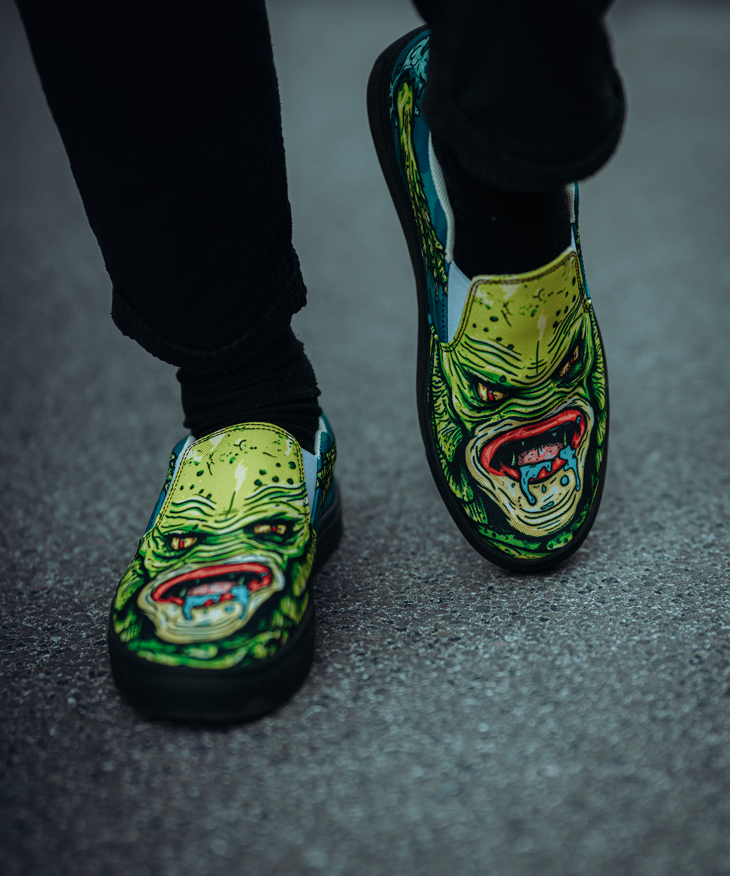 Creature From the Black Lagoon Slip-on Shoes