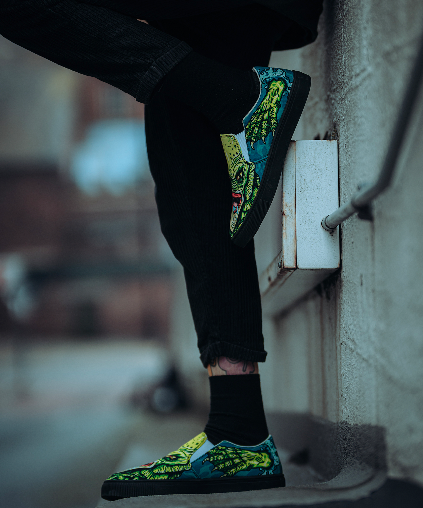 Creature From the Black Lagoon Slip-on Shoes