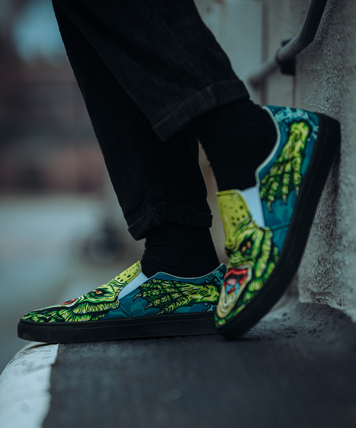 Creature From the Black Lagoon Slip-on Shoes