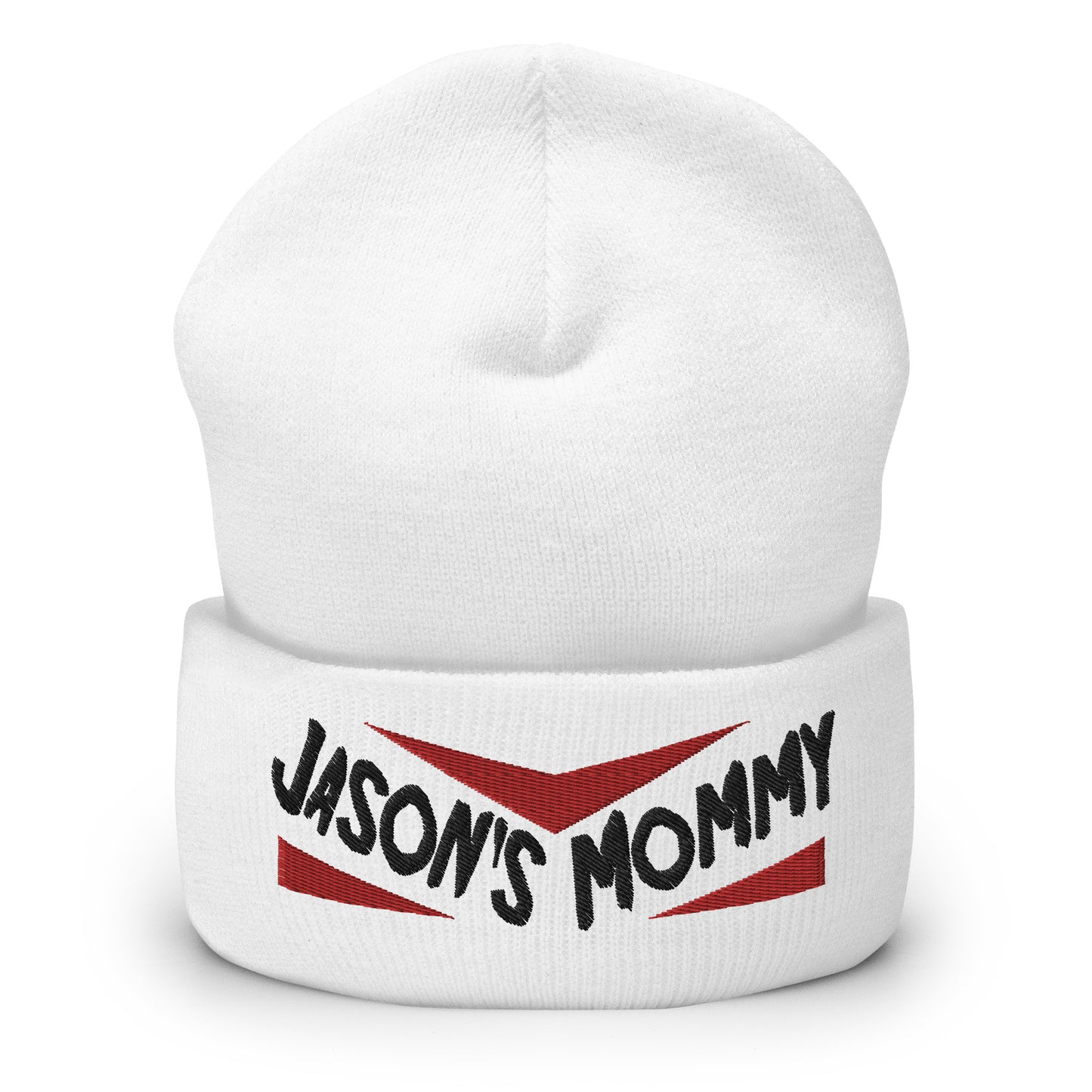 Jason's Mommy Embroidered Beanie