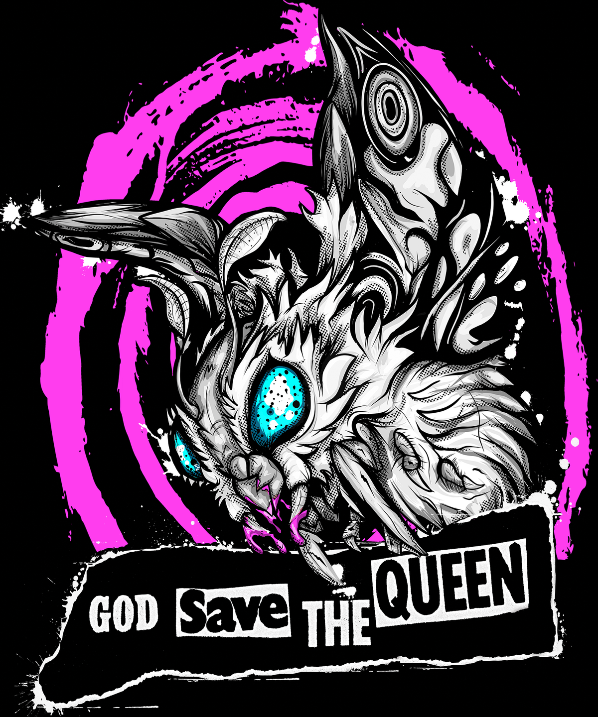 God Save the Queen Crop Top