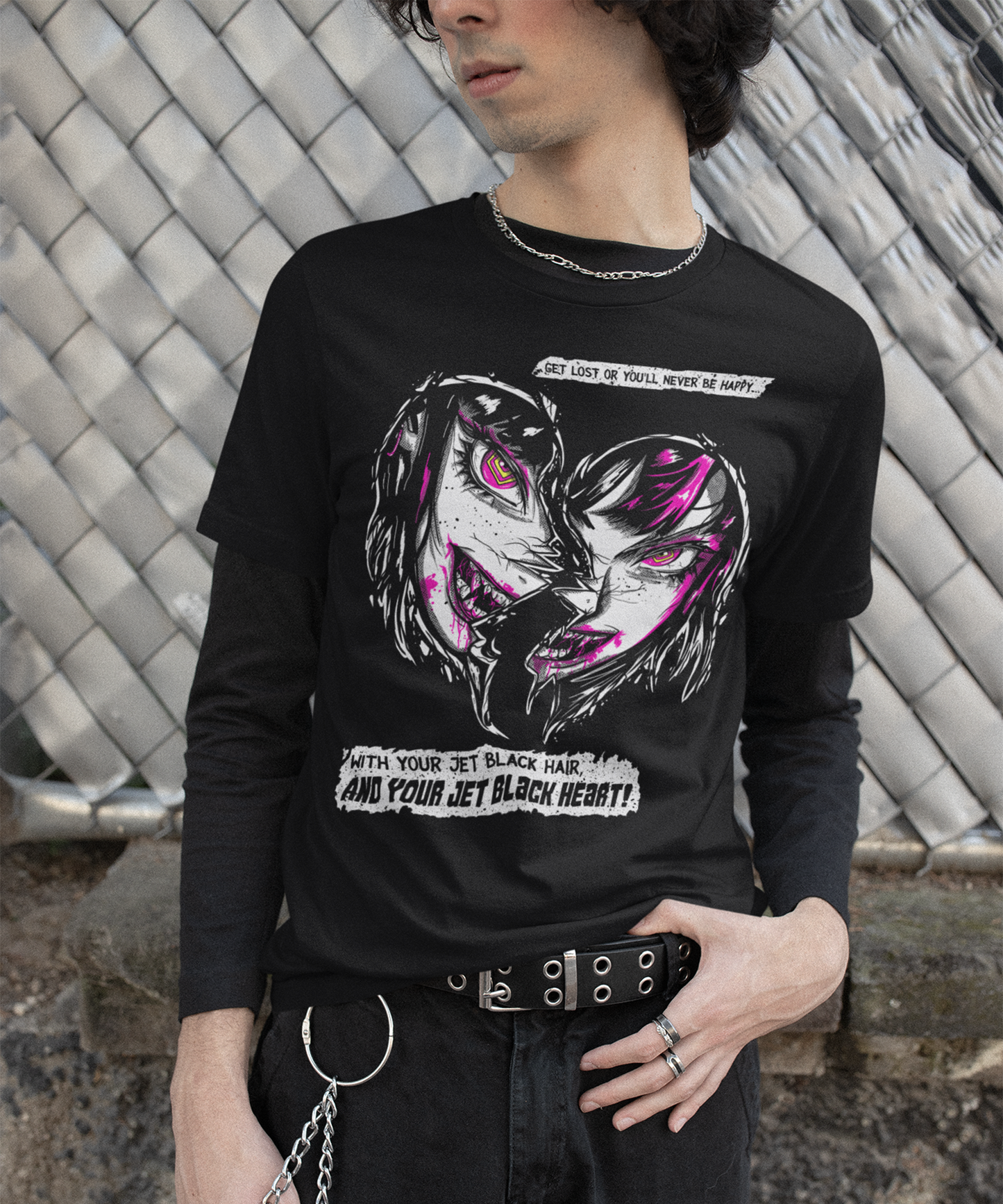 Jet Black Heart T-Shirt