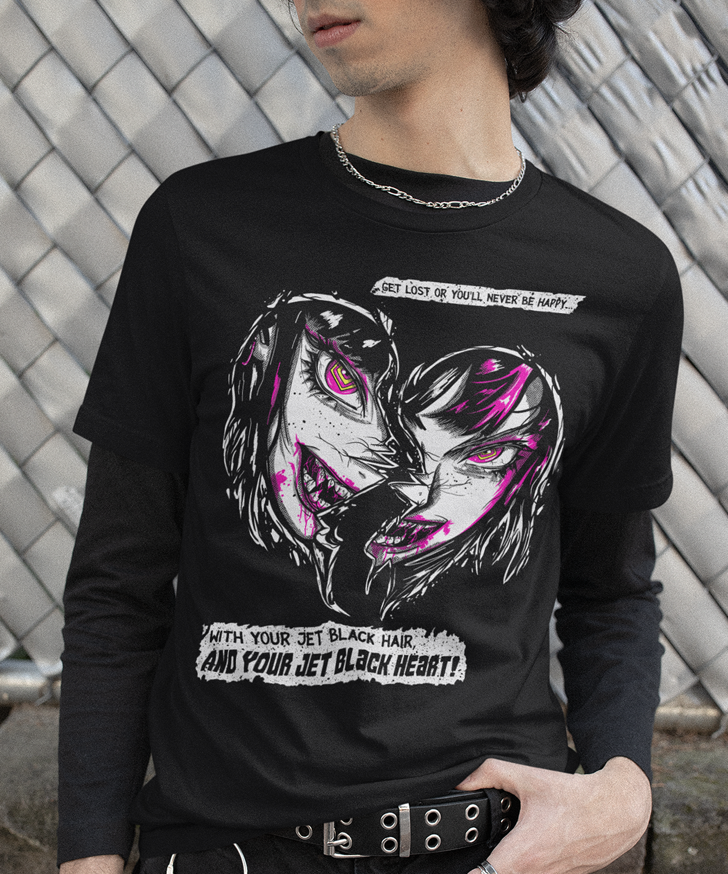 Jet Black Heart T-Shirt