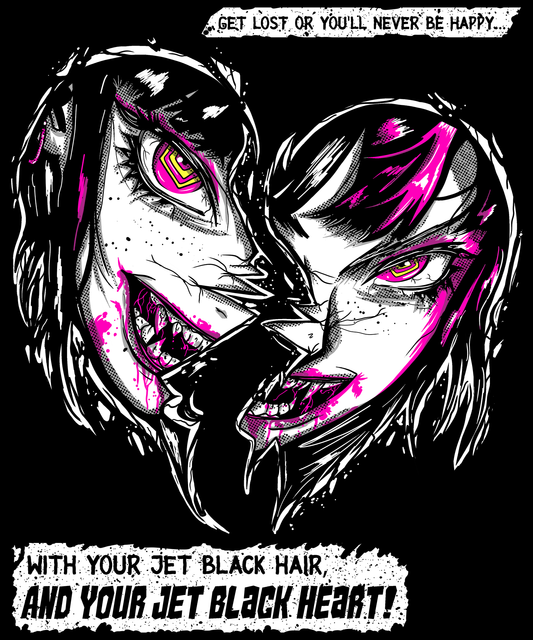 Jet Black Heart T-Shirt