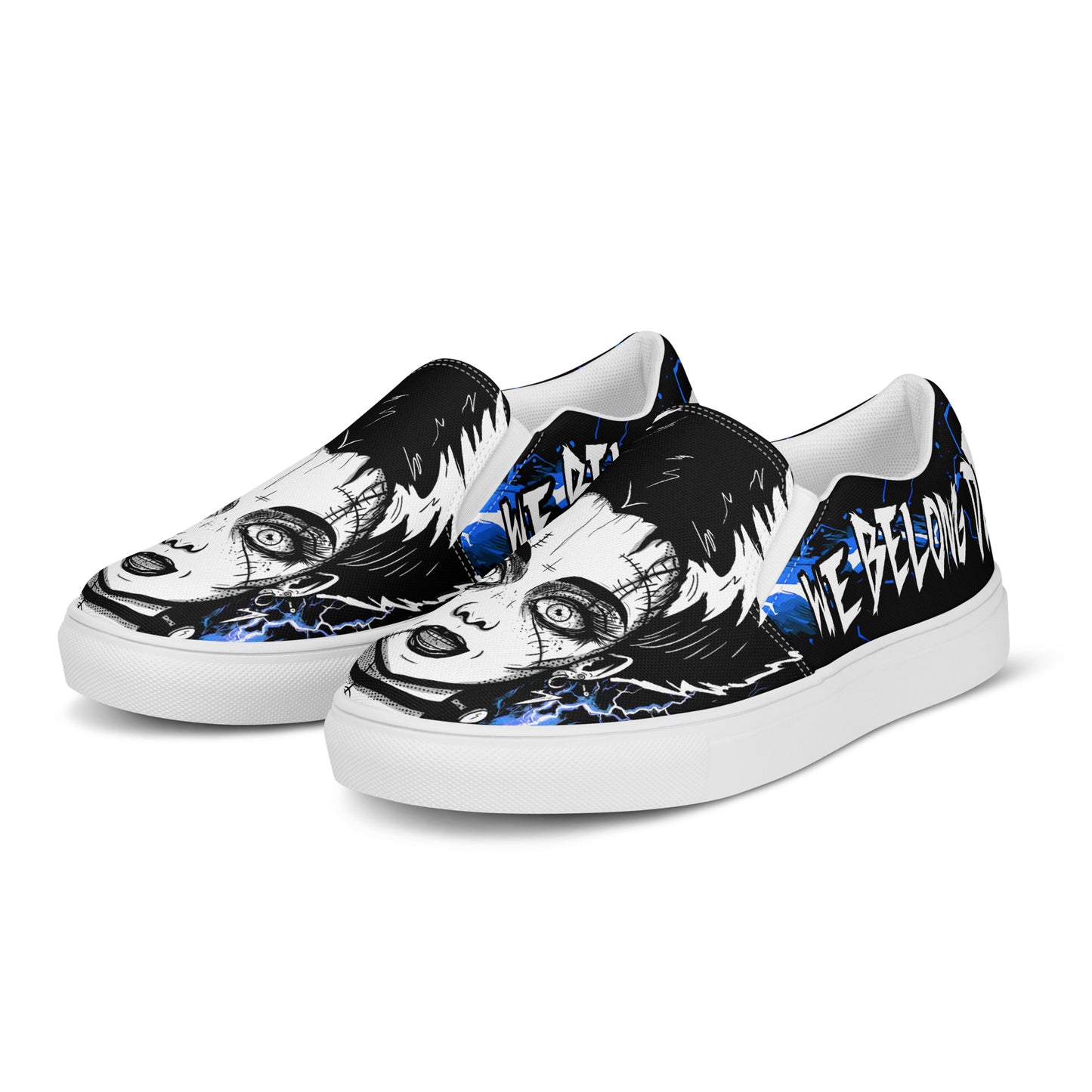 The Bride of Frankenstein Slip-On Shoes