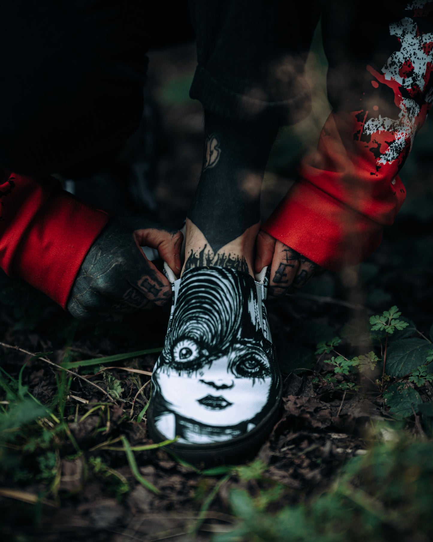 Uzumaki Slip-on Shoes