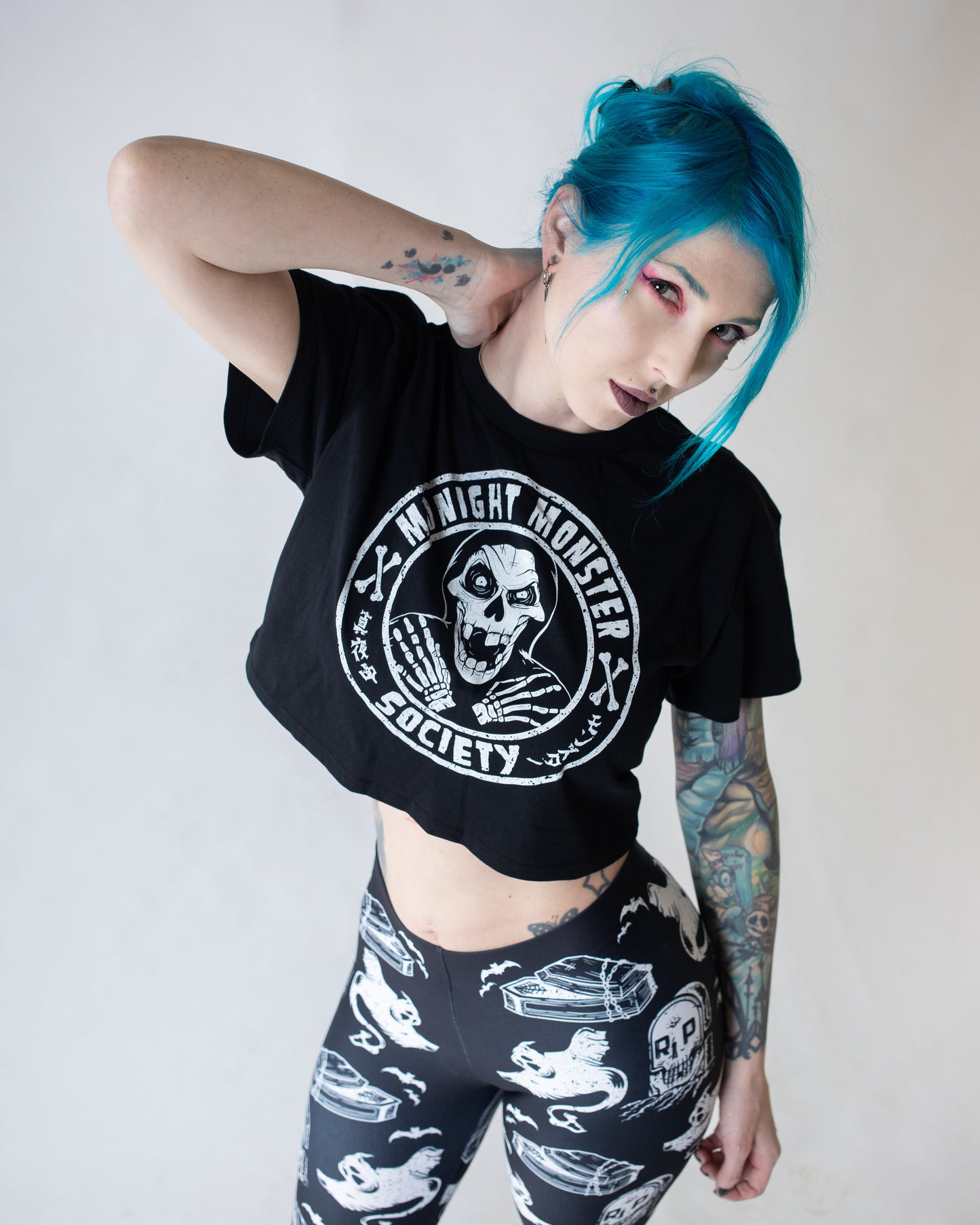 Midnight Monster Society, Skeleton Fiend Crop Top
