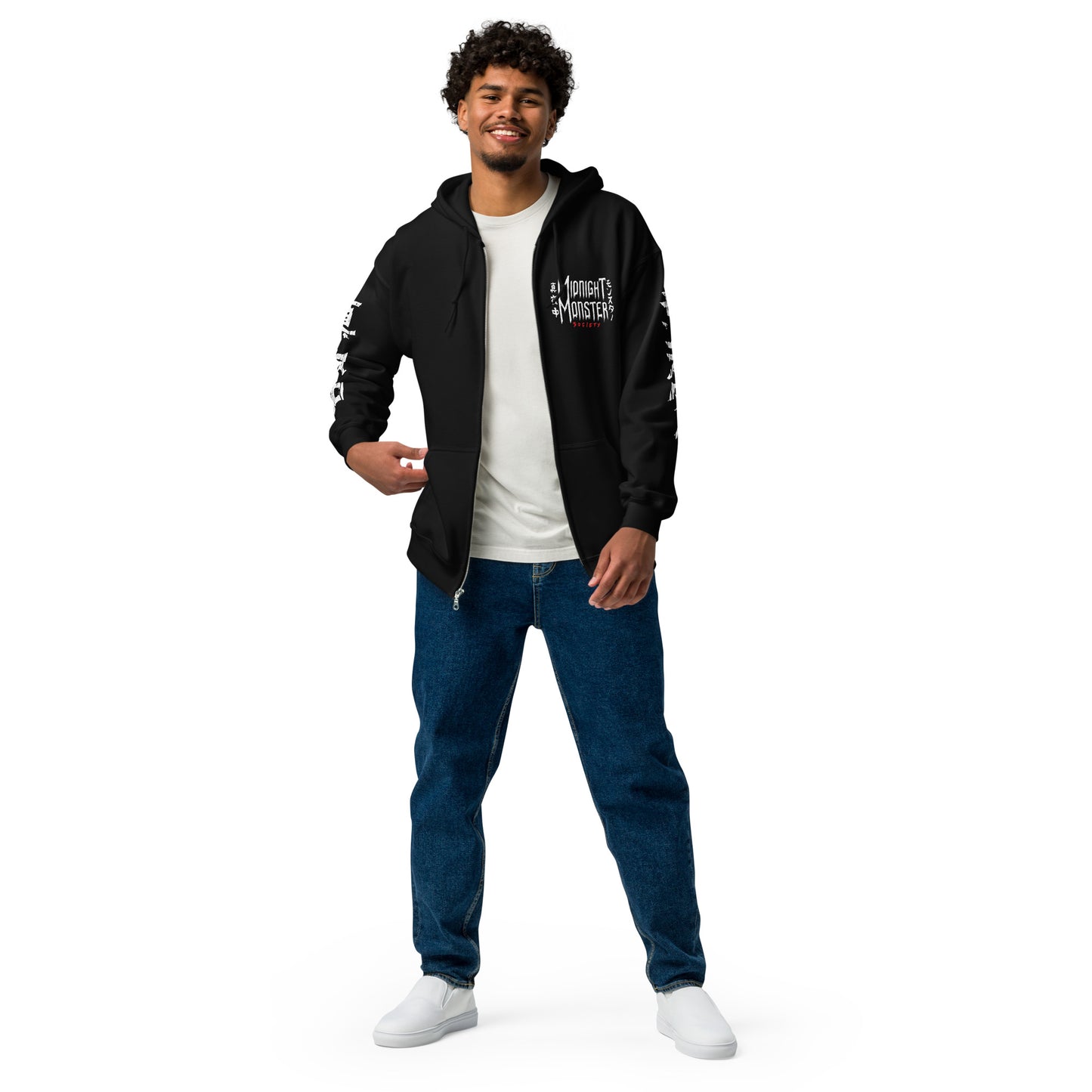 The Lurkers In the Caves Unisex Heavy Blend Zip Hoodie