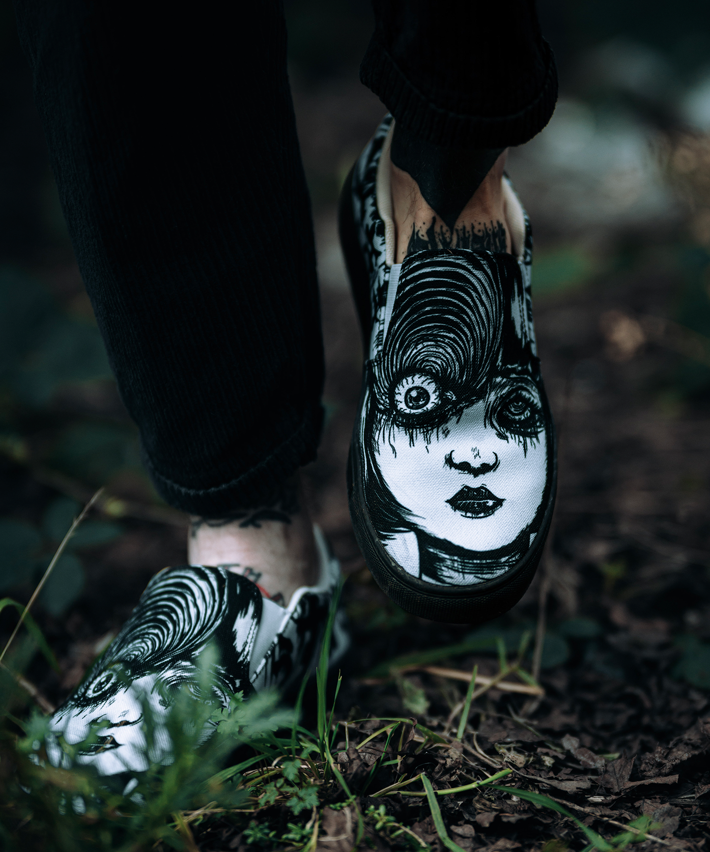 Uzumaki Slip-on Shoes