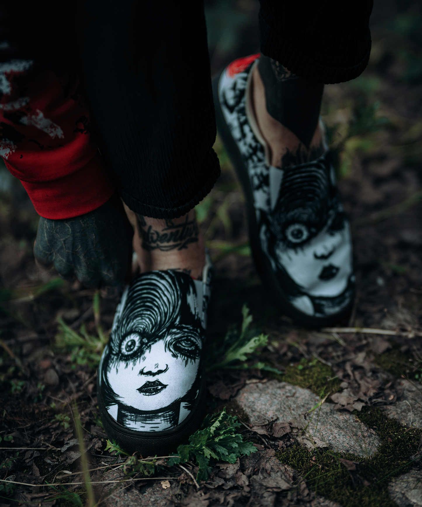 Uzumaki Slip-on Shoes